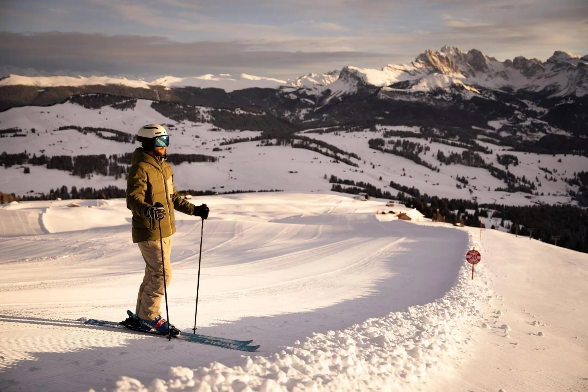 Skiing in COMO Alpina Dolomites