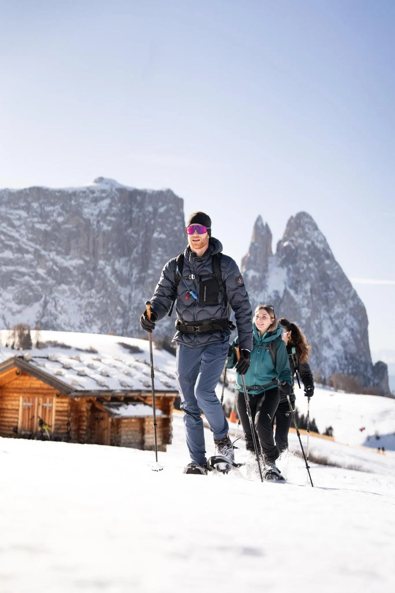 Skiing in COMO Alpina Dolomites