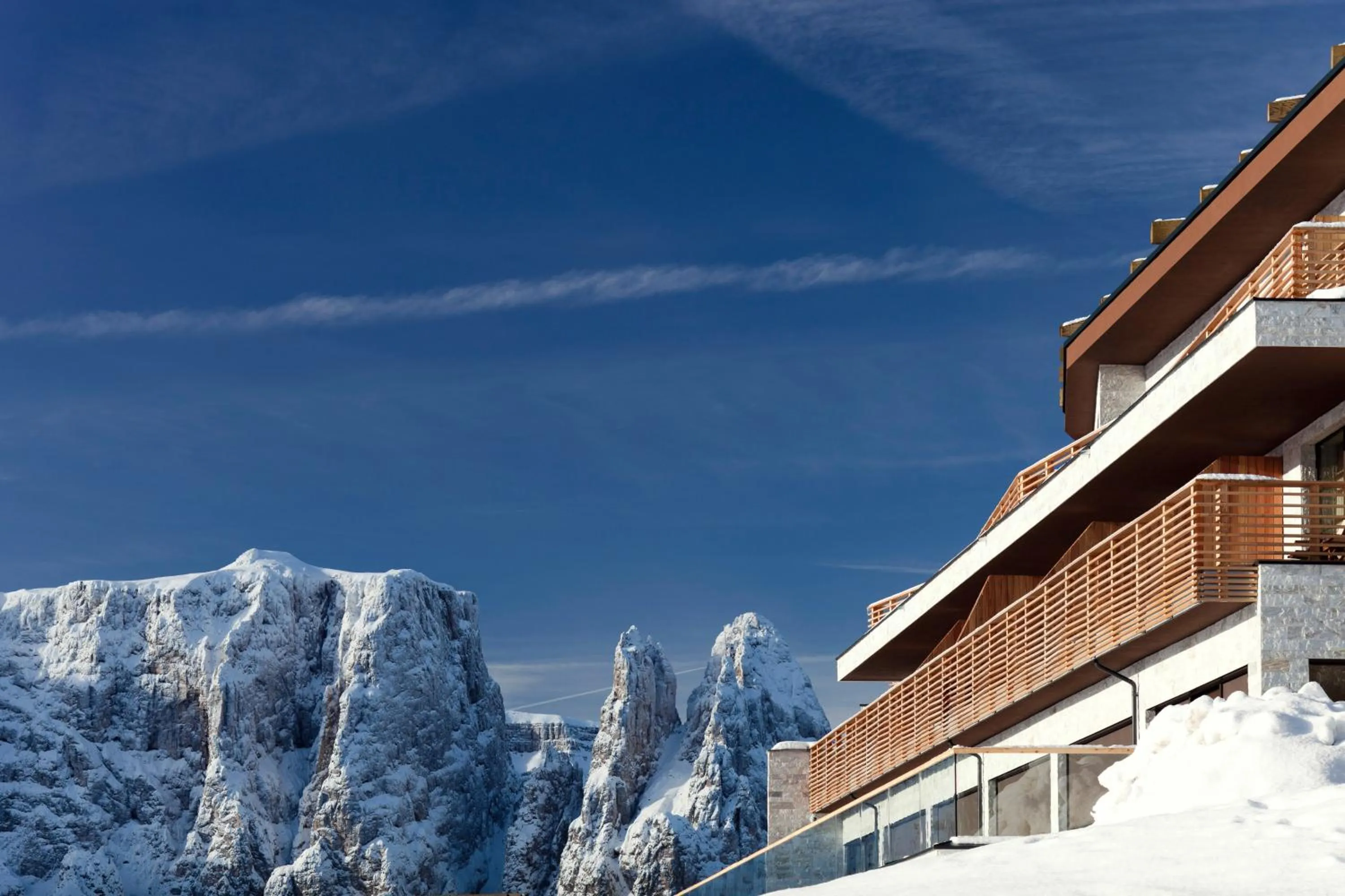 Property building in COMO Alpina Dolomites