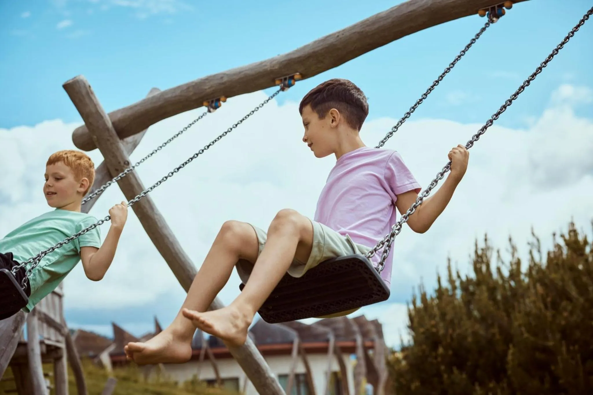 Children play ground in COMO Alpina Dolomites