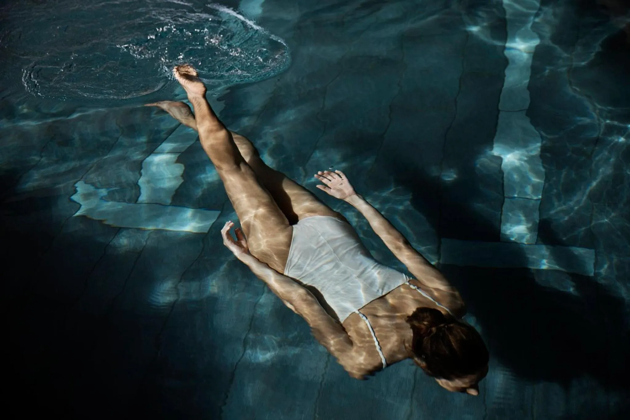 Swimming pool in COMO Alpina Dolomites