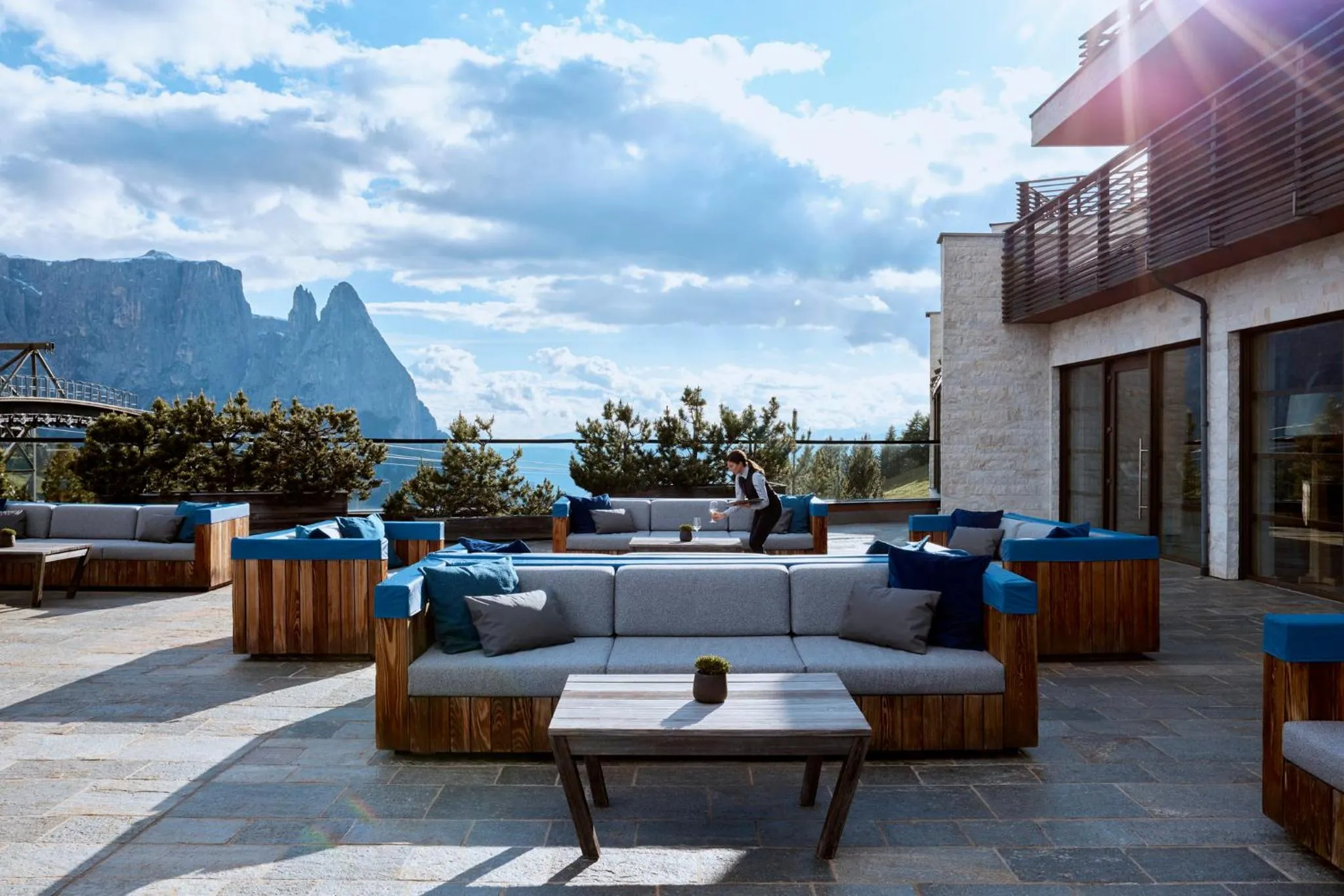 Balcony/Terrace in COMO Alpina Dolomites