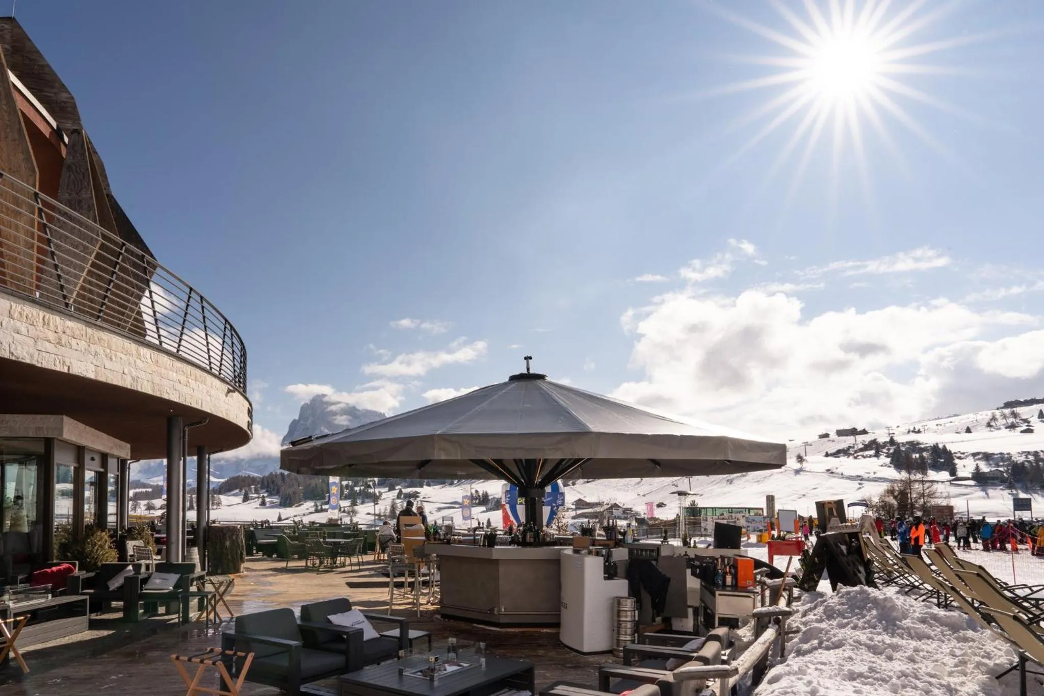 Balcony/Terrace in COMO Alpina Dolomites
