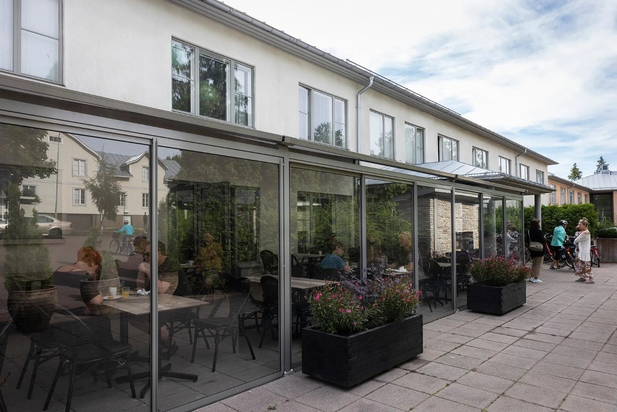 Patio in Strandnäs Hotell