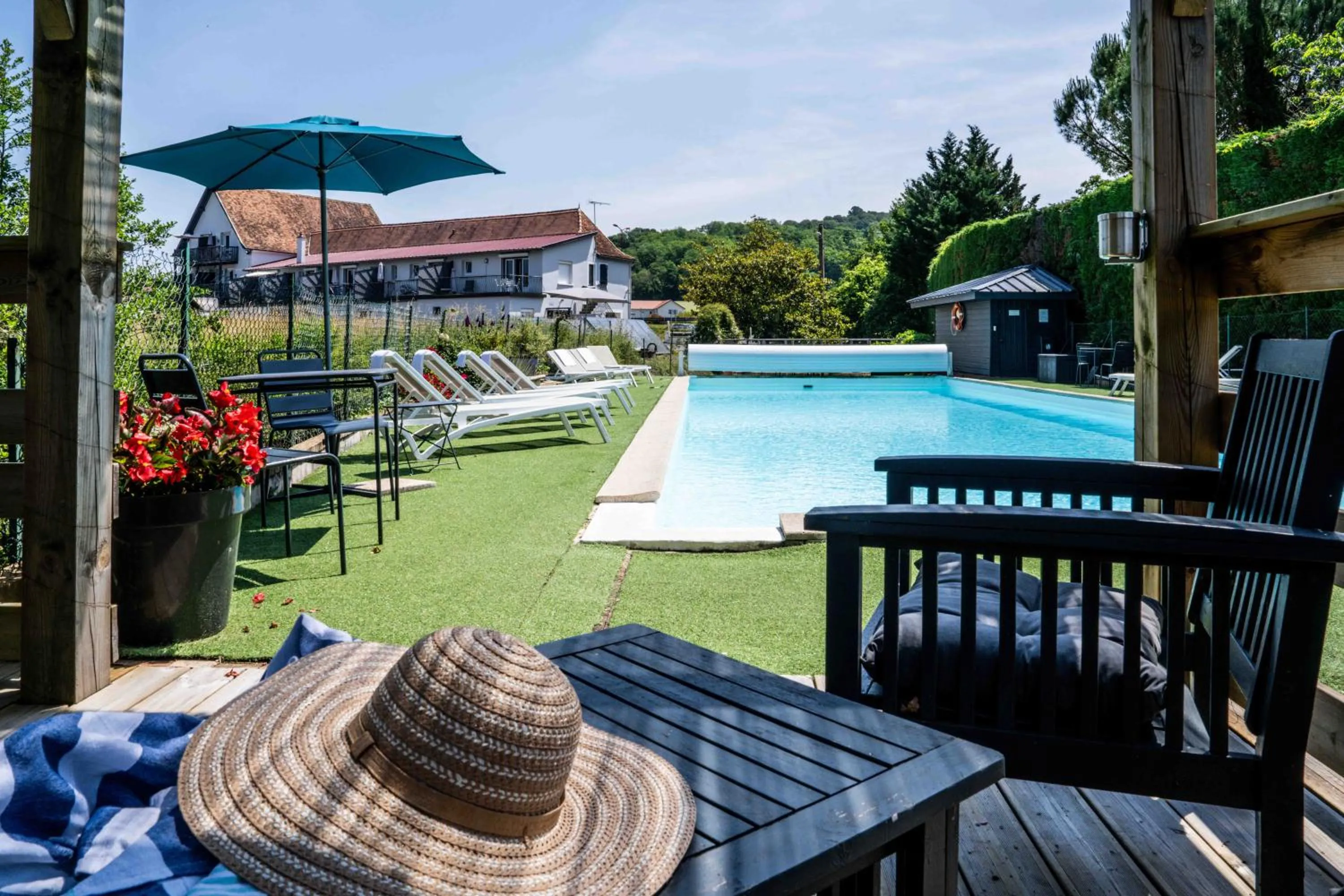Natural landscape in Logis Auberge du Relais - Hôtel & Restaurant