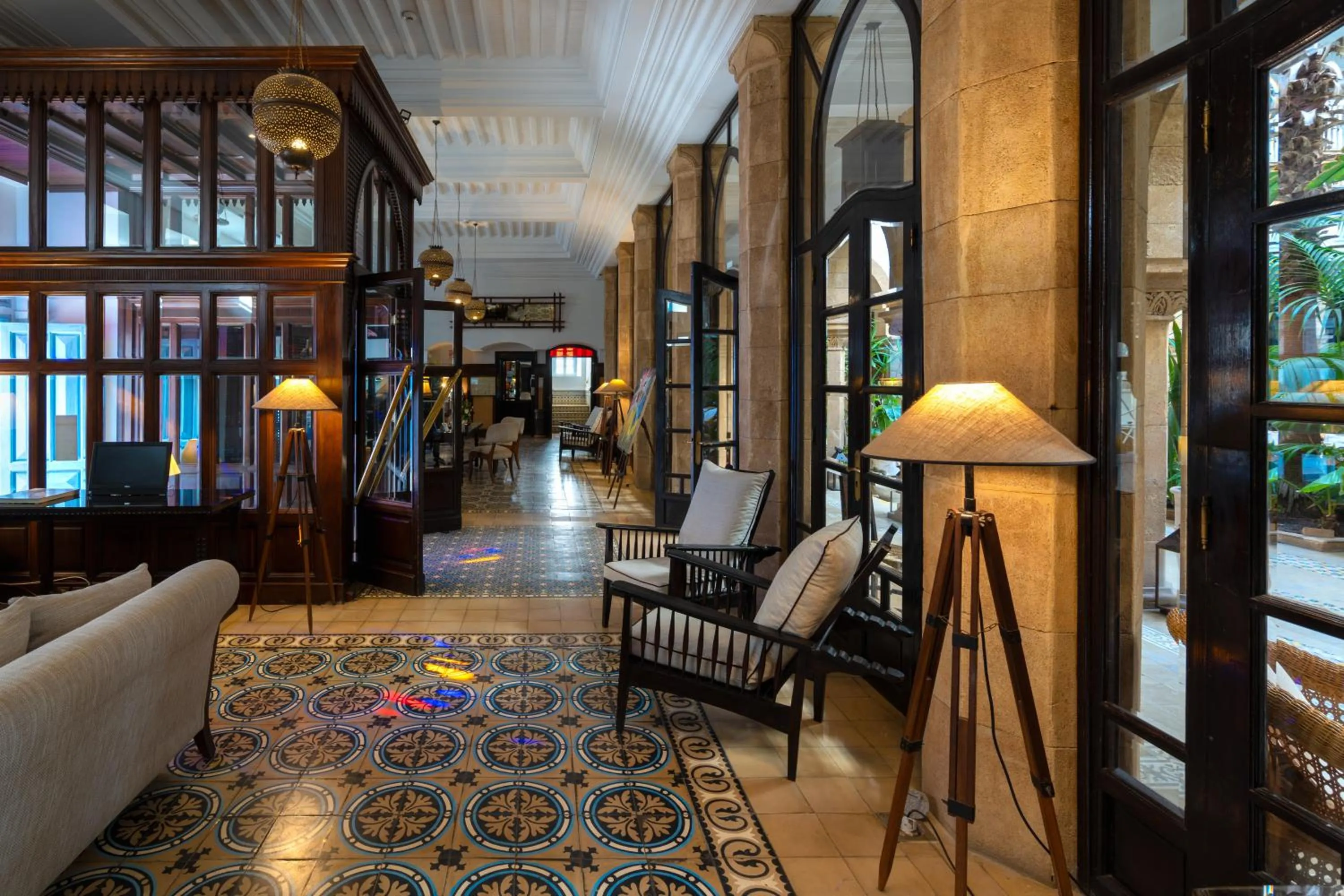 Lobby or reception in Heure Bleue Palais - Relais & Châteaux
