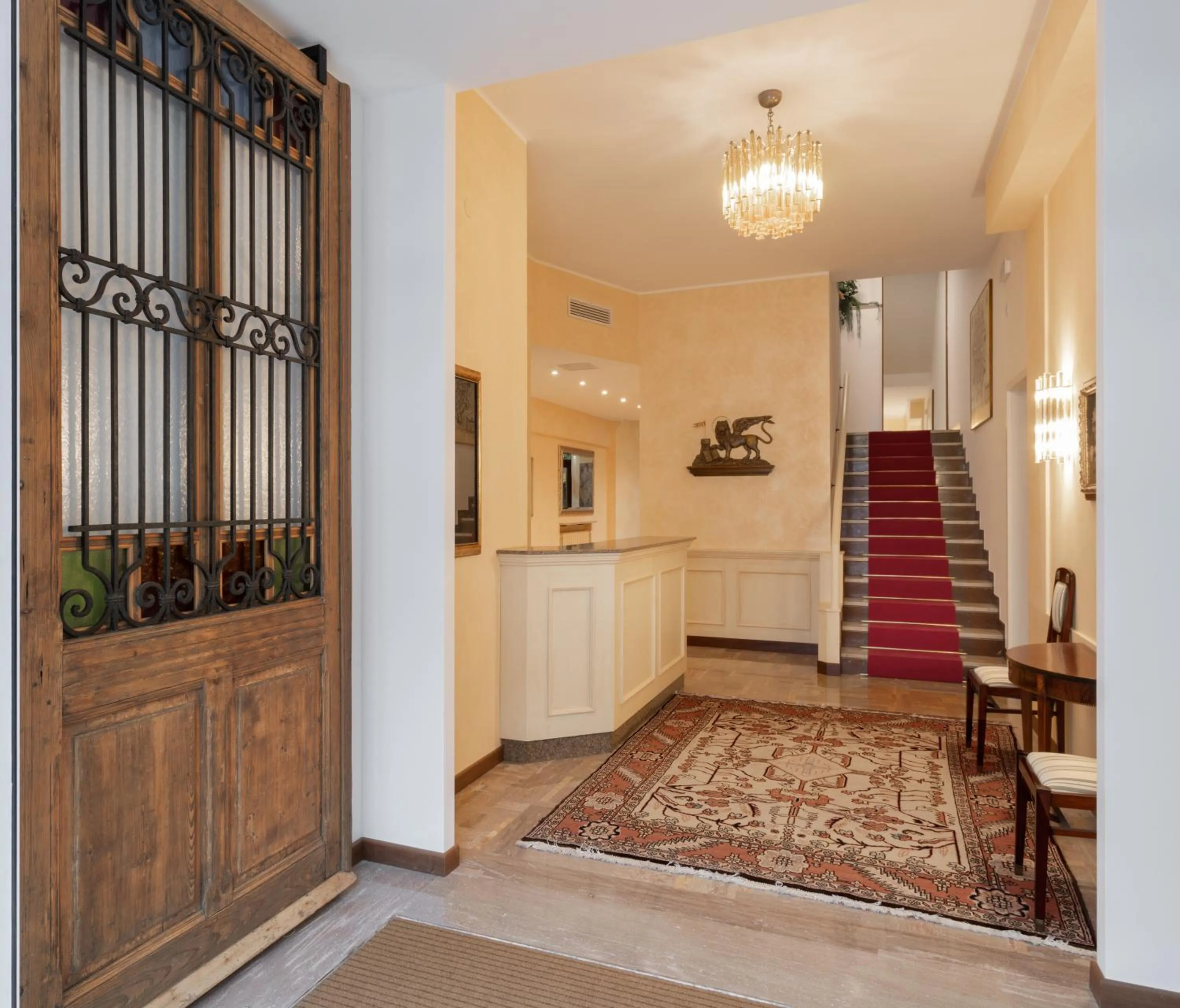 Lobby or reception in Hotel Roma