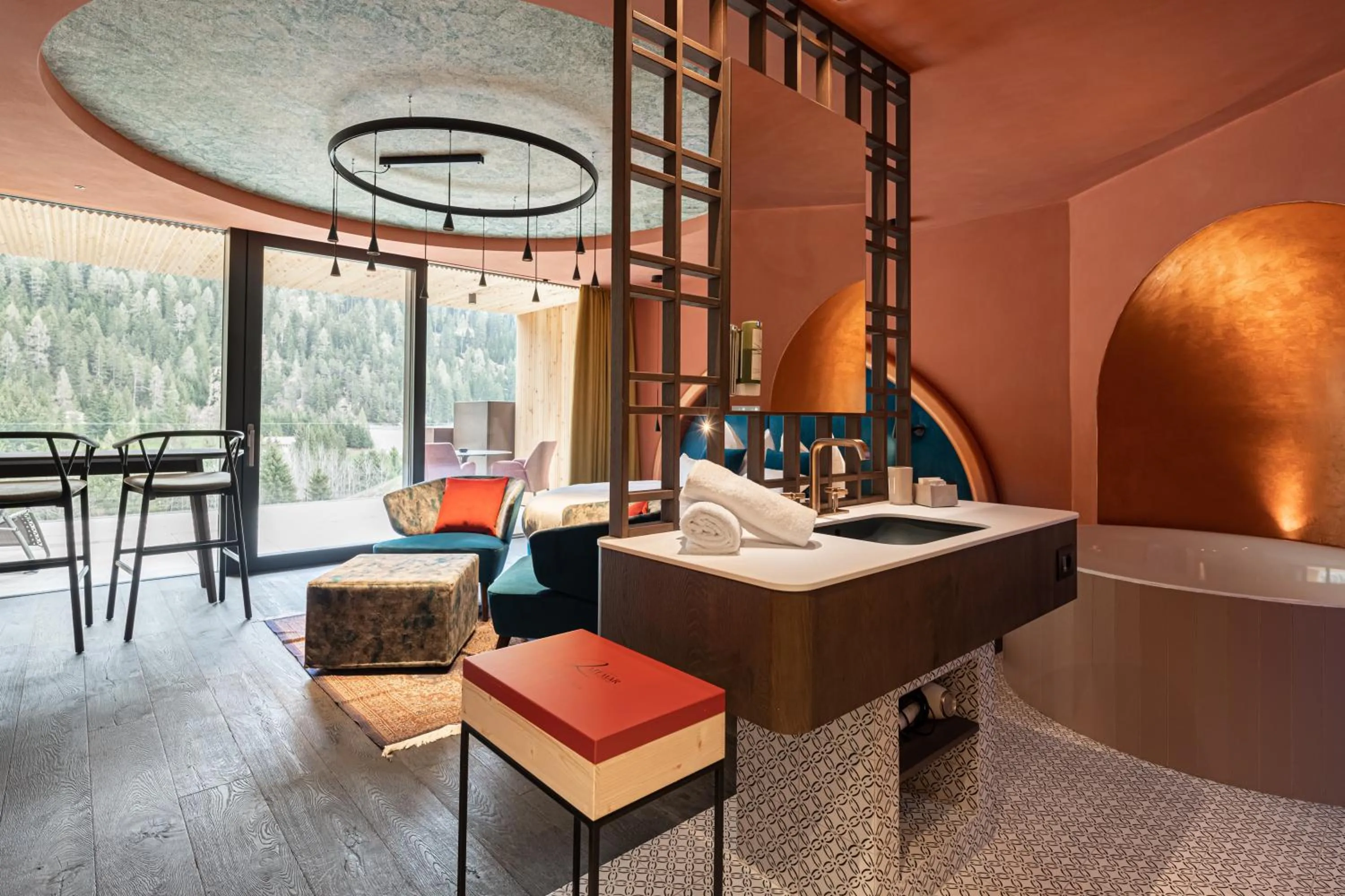 Bathroom in Latemar - Hotel Suites Spa