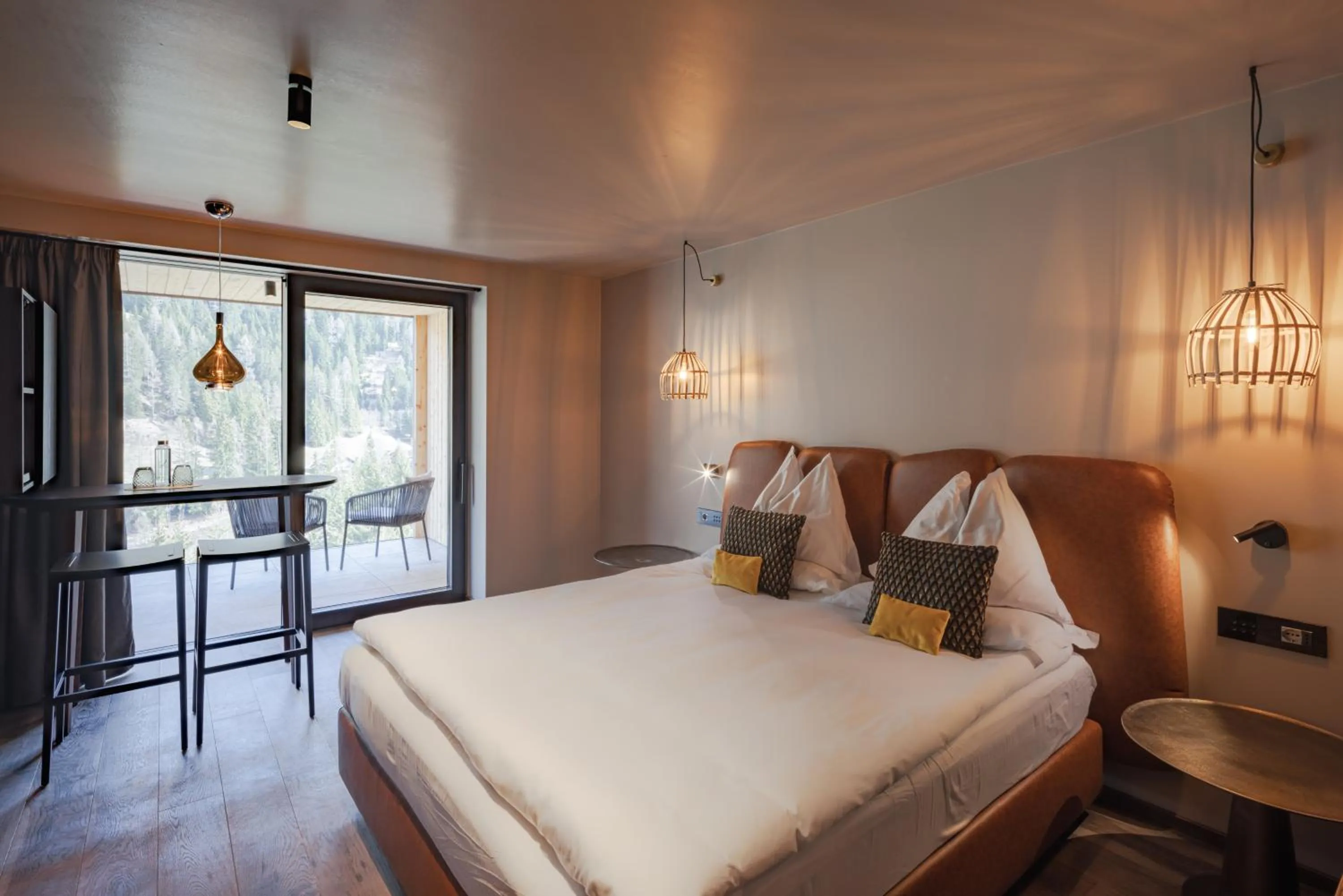 Bed in Latemar - Hotel Suites Spa