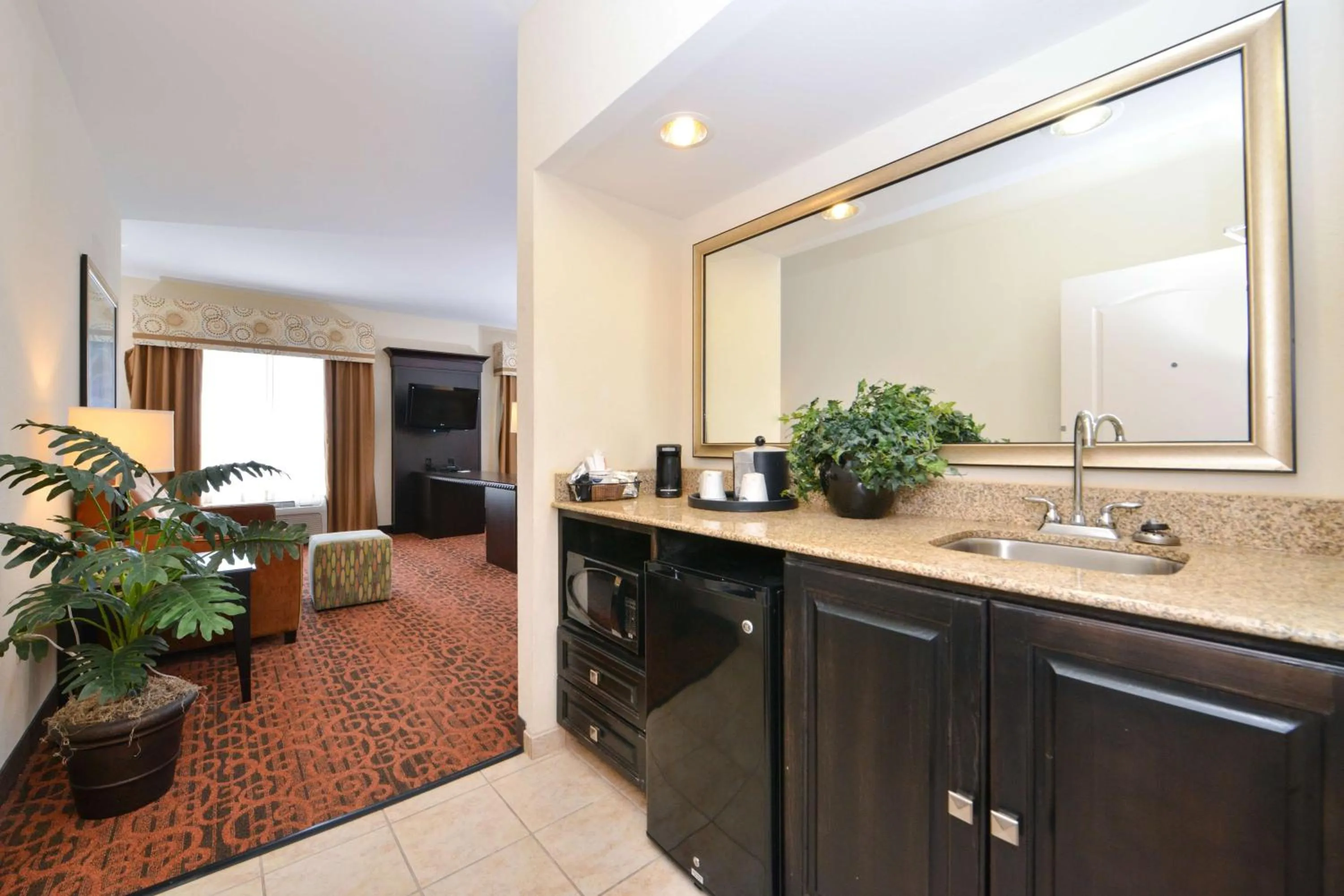 Kitchen or kitchenette in Hampton Inn Pecos