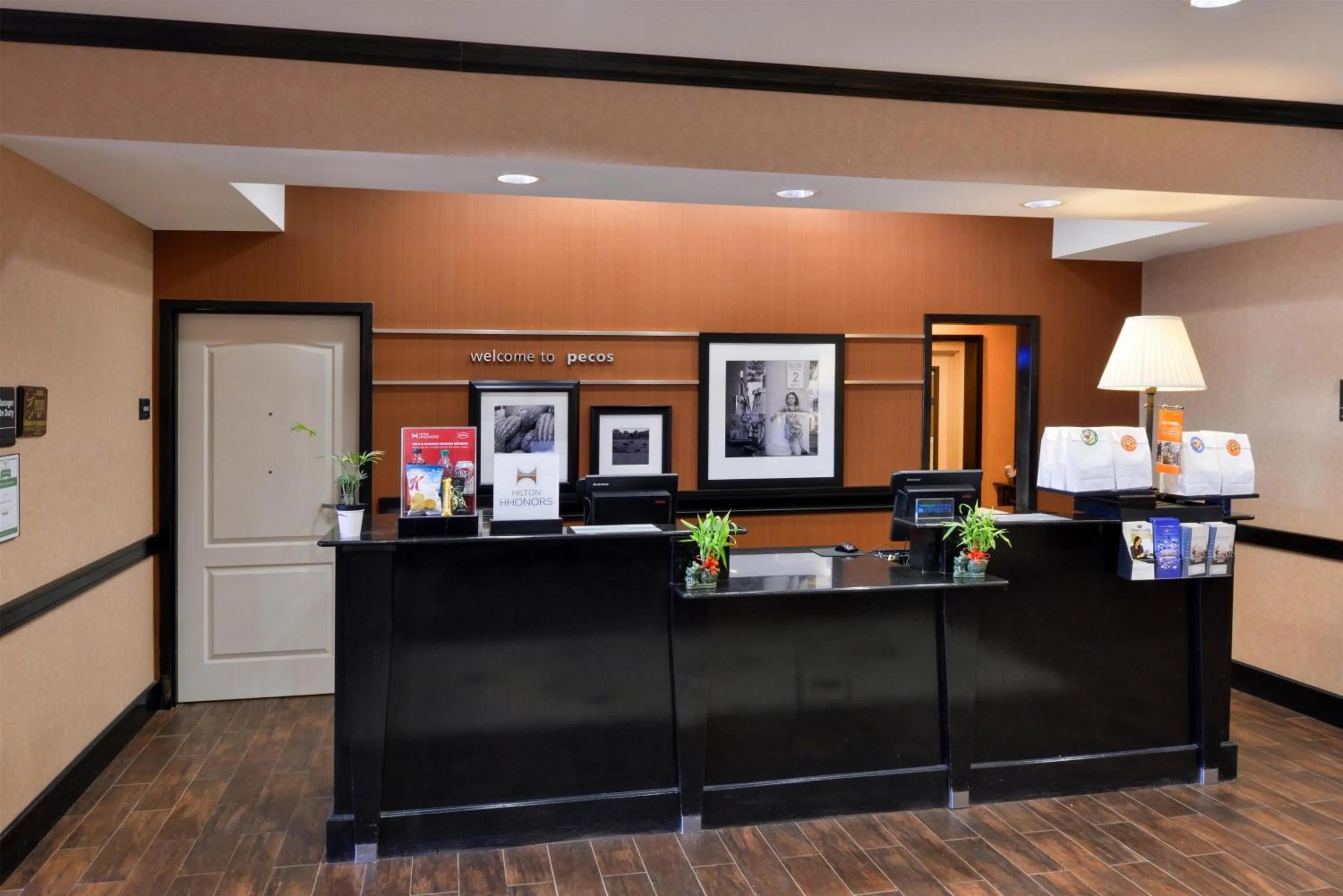 Lobby or reception in Hampton Inn Pecos