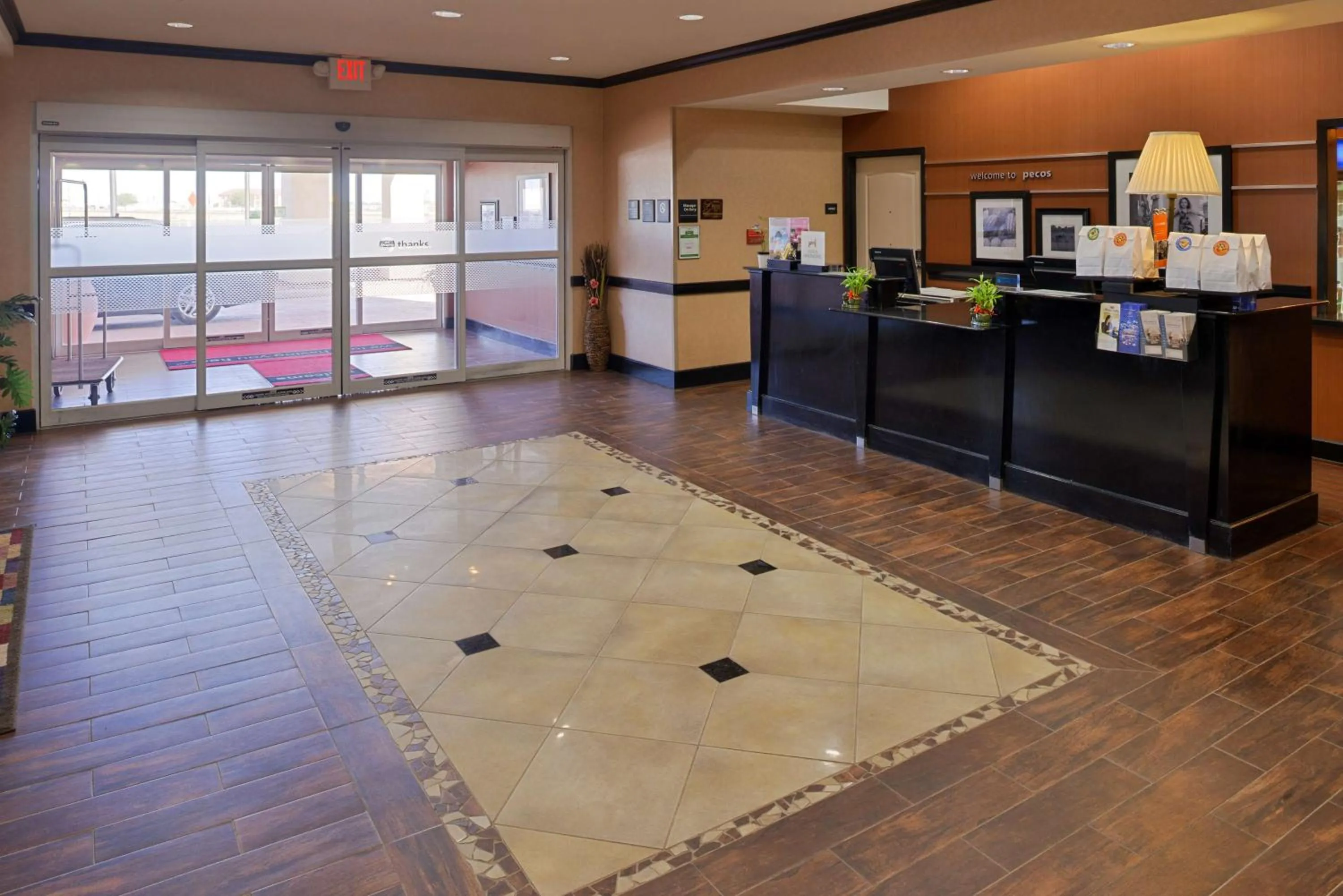 Lobby or reception in Hampton Inn Pecos