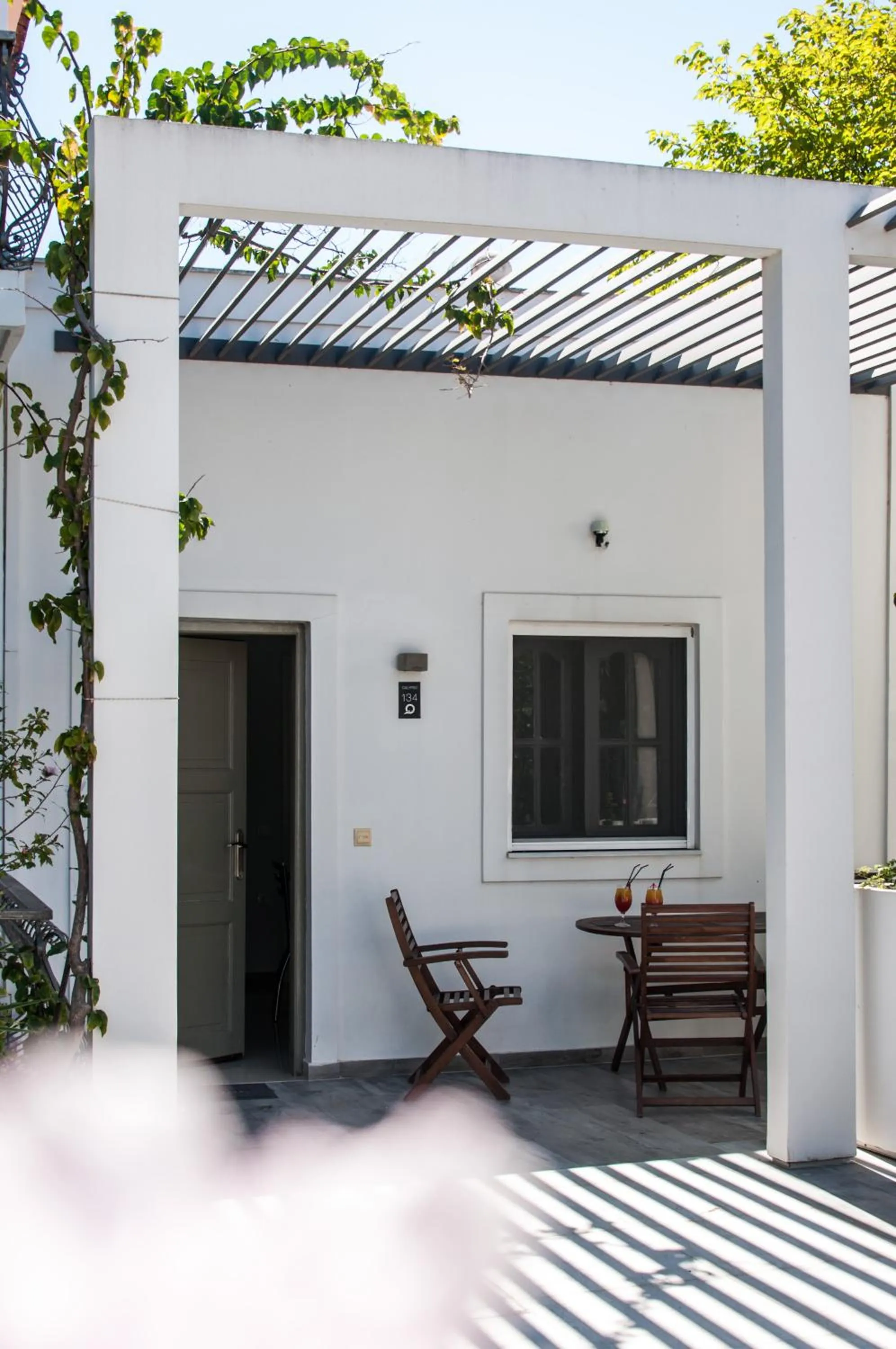 Patio in Sunny Garden Hotel