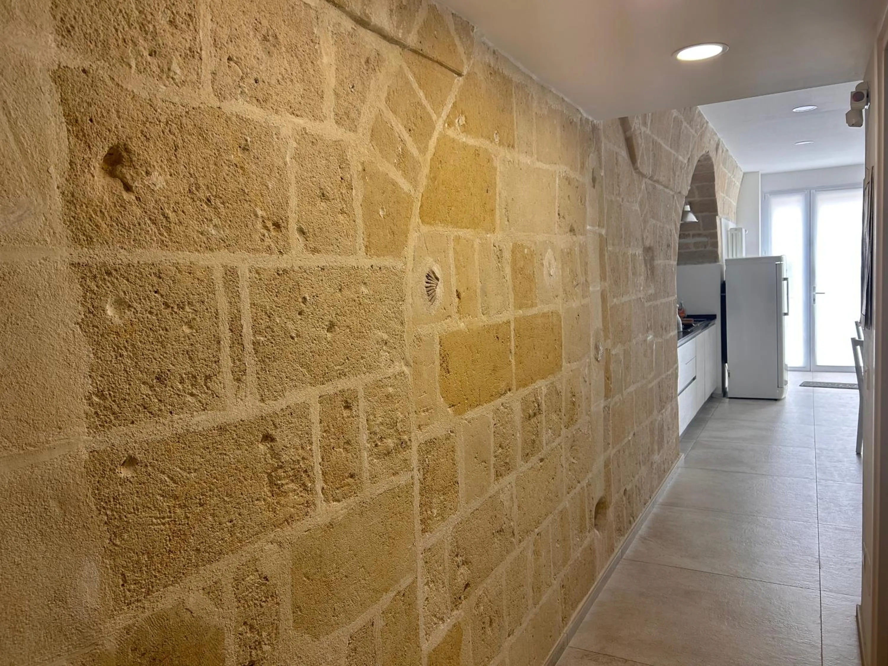 Kitchen or kitchenette in Recinto antico Sweet Rooms