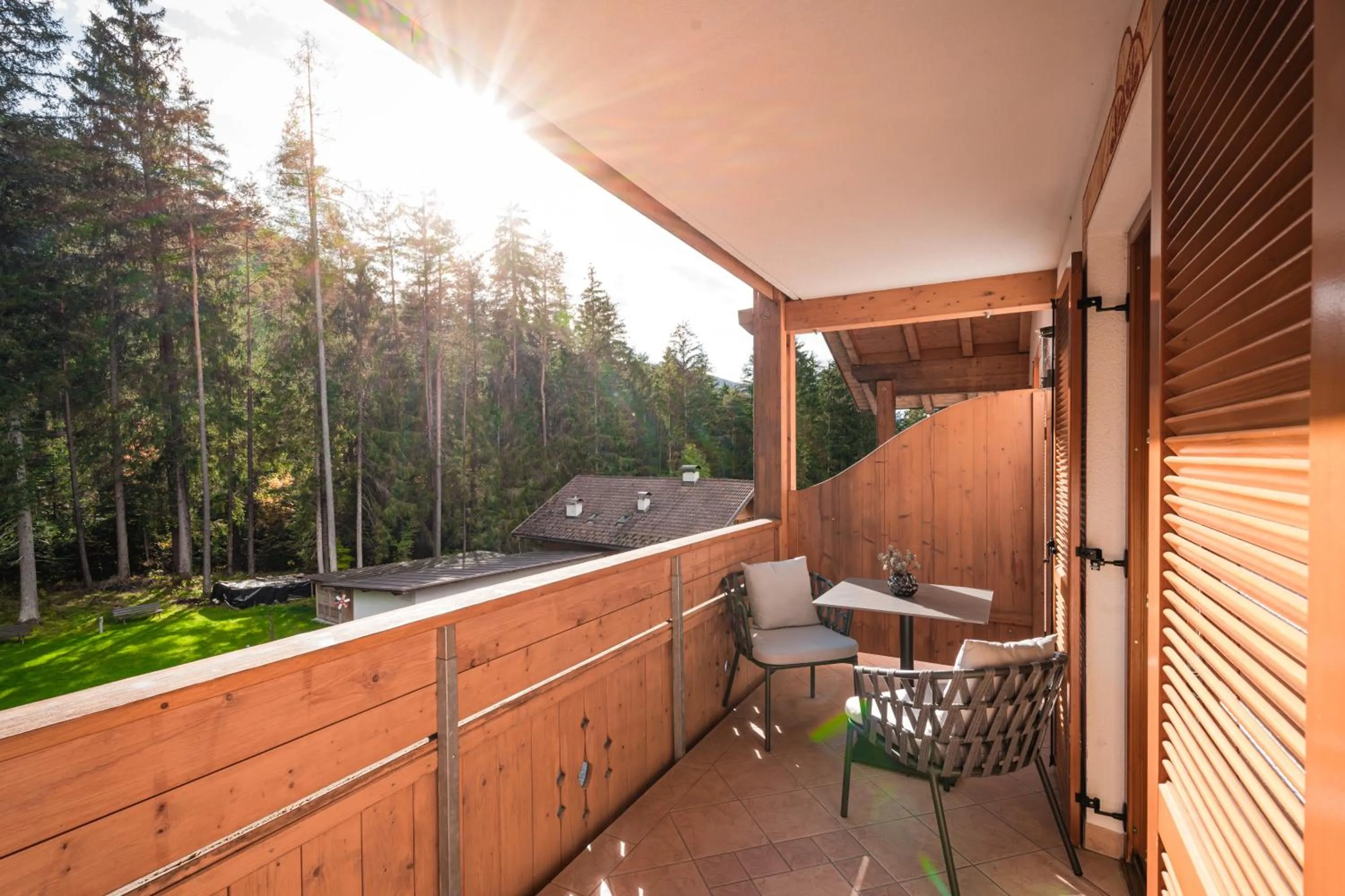 Balcony/Terrace in Hotel Weiher Green Lake