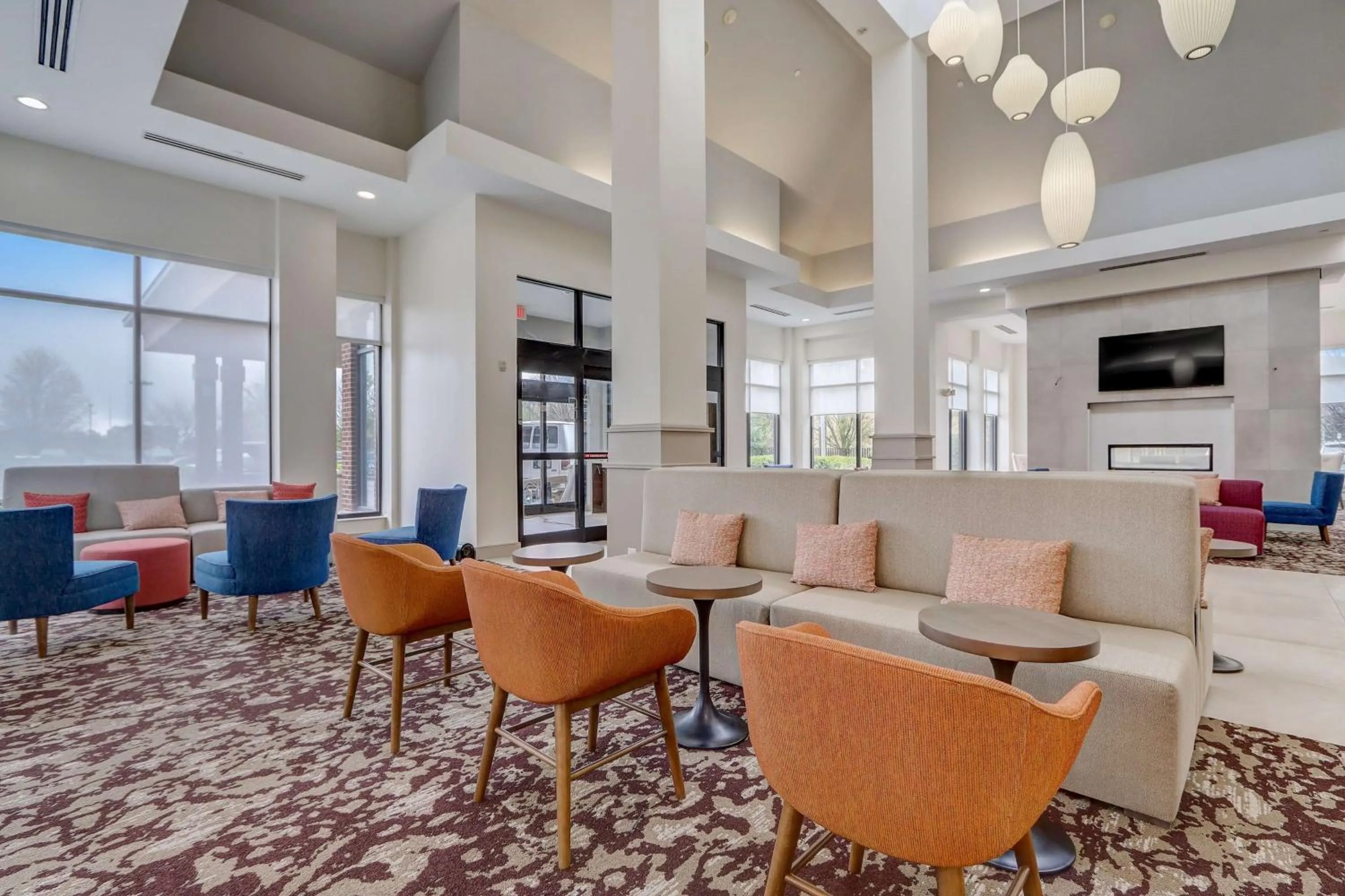 Lobby or reception in Hilton Garden Inn Indianapolis Northwest