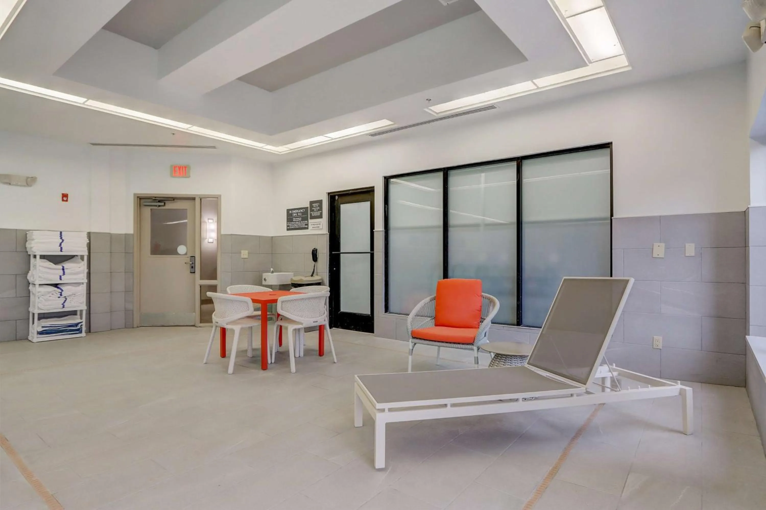 Pool view in Hilton Garden Inn Indianapolis Northwest