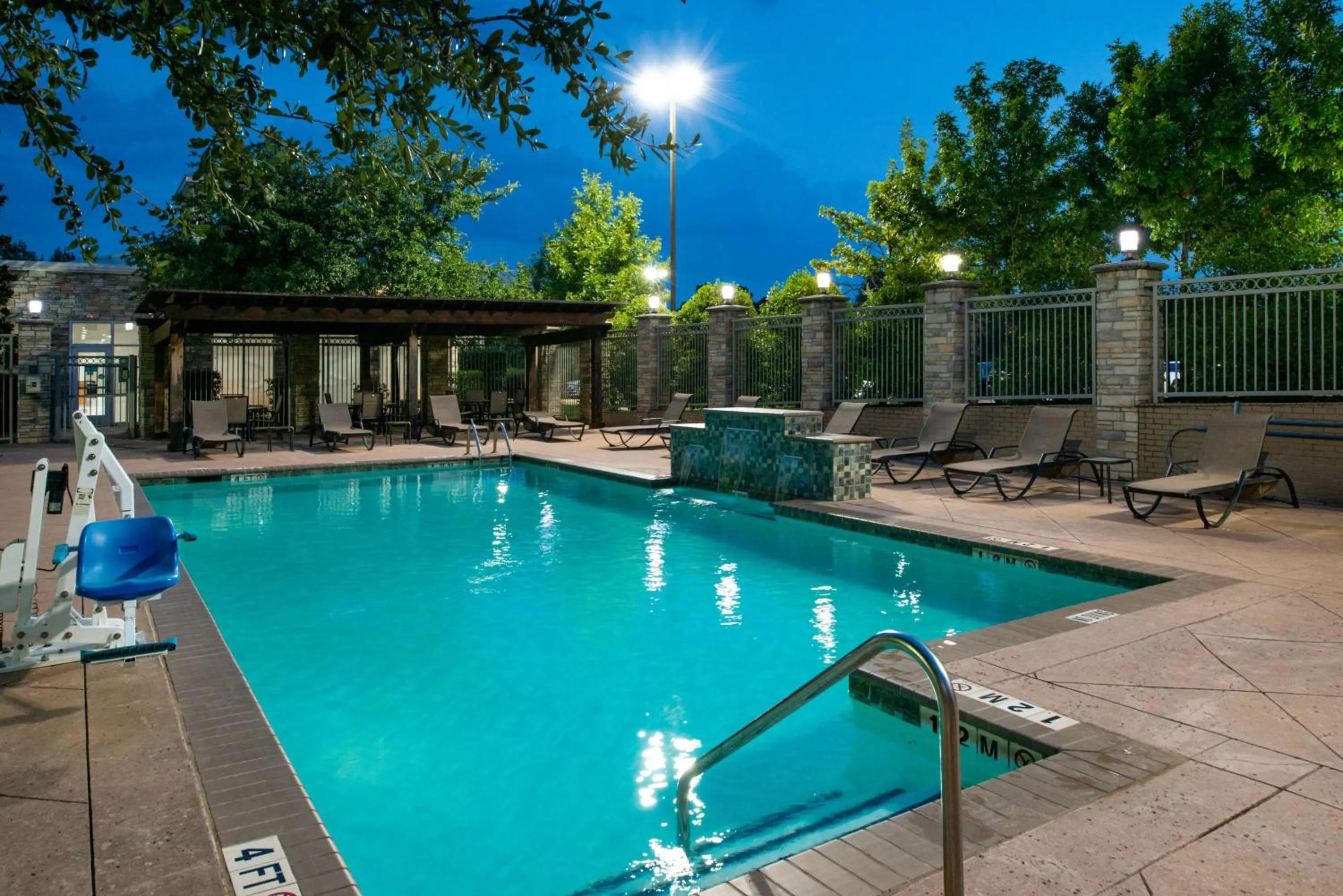 Pool view in Hilton Garden Inn Denton
