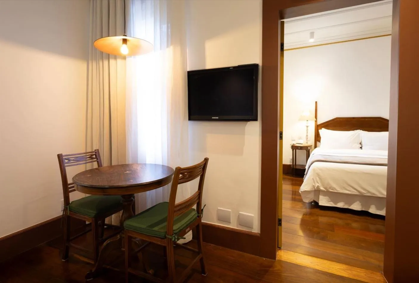 Bed in Hotel Solar do Rosário