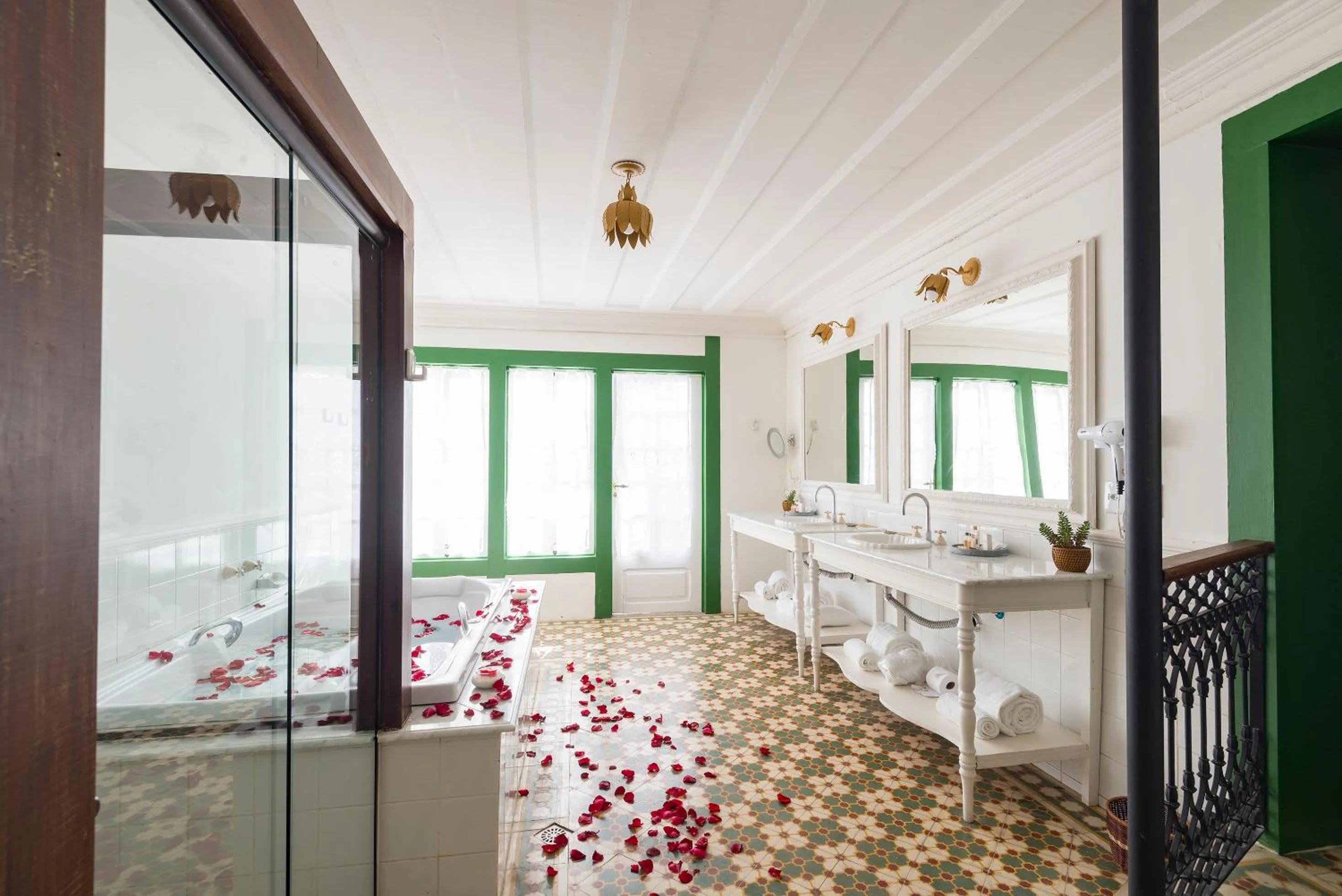 Bed in Hotel Solar do Rosário