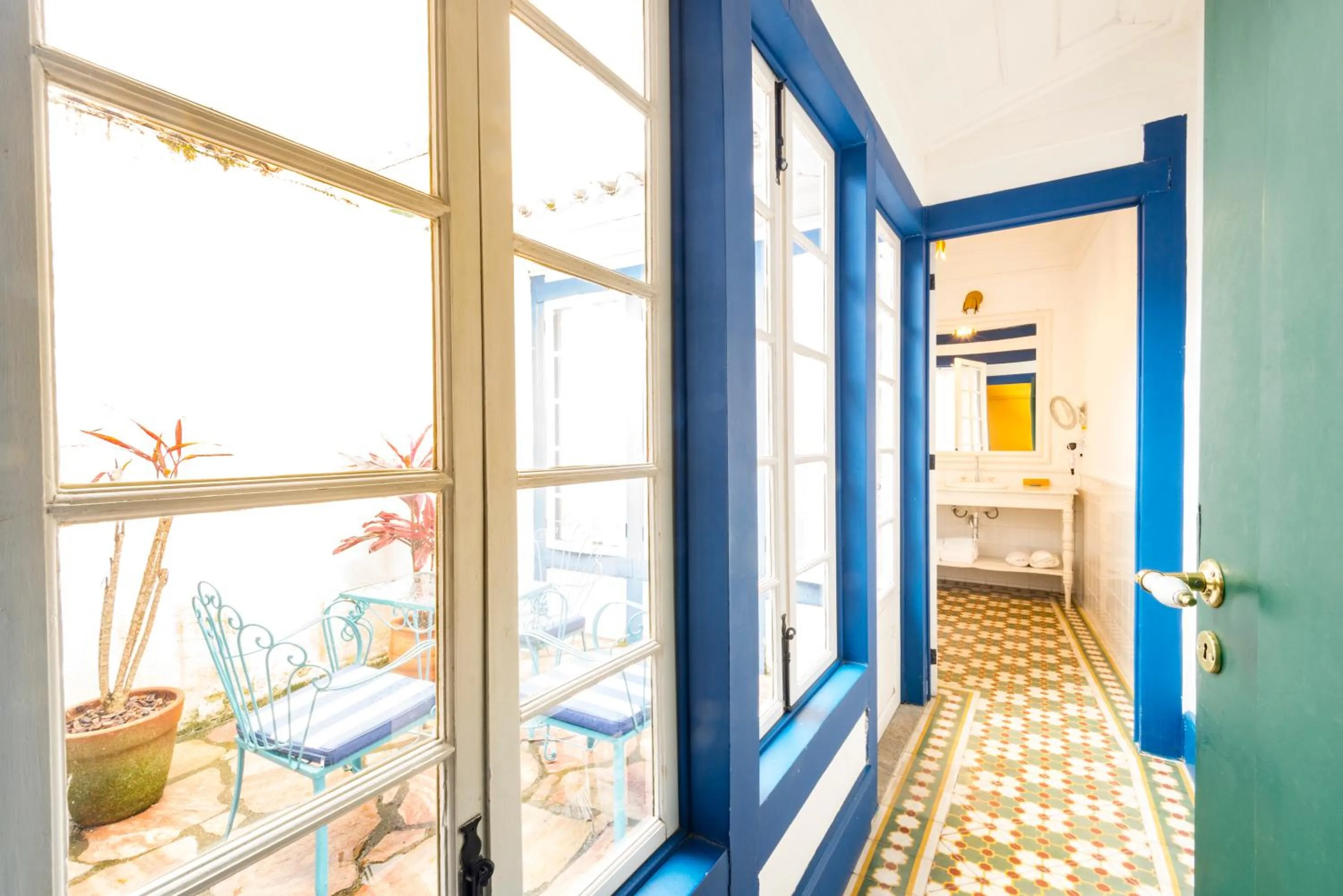 Bed in Hotel Solar do Rosário