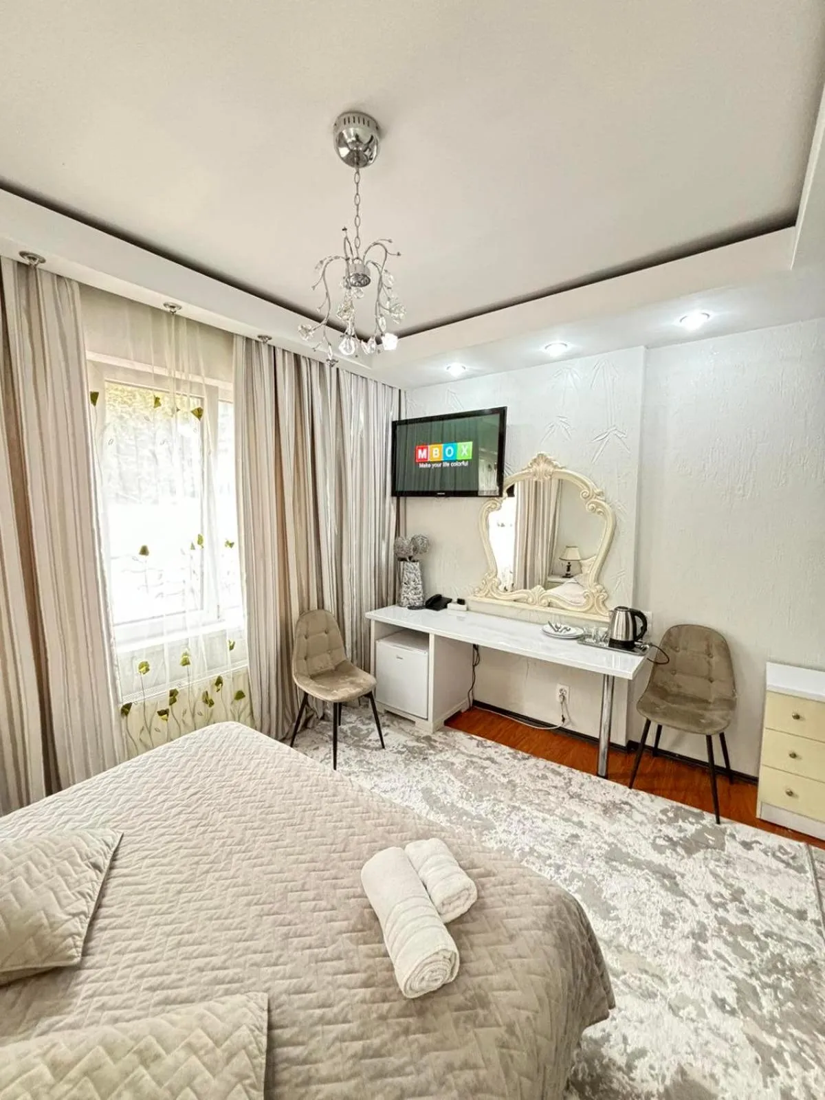 Bed in Bella Donna Hotel