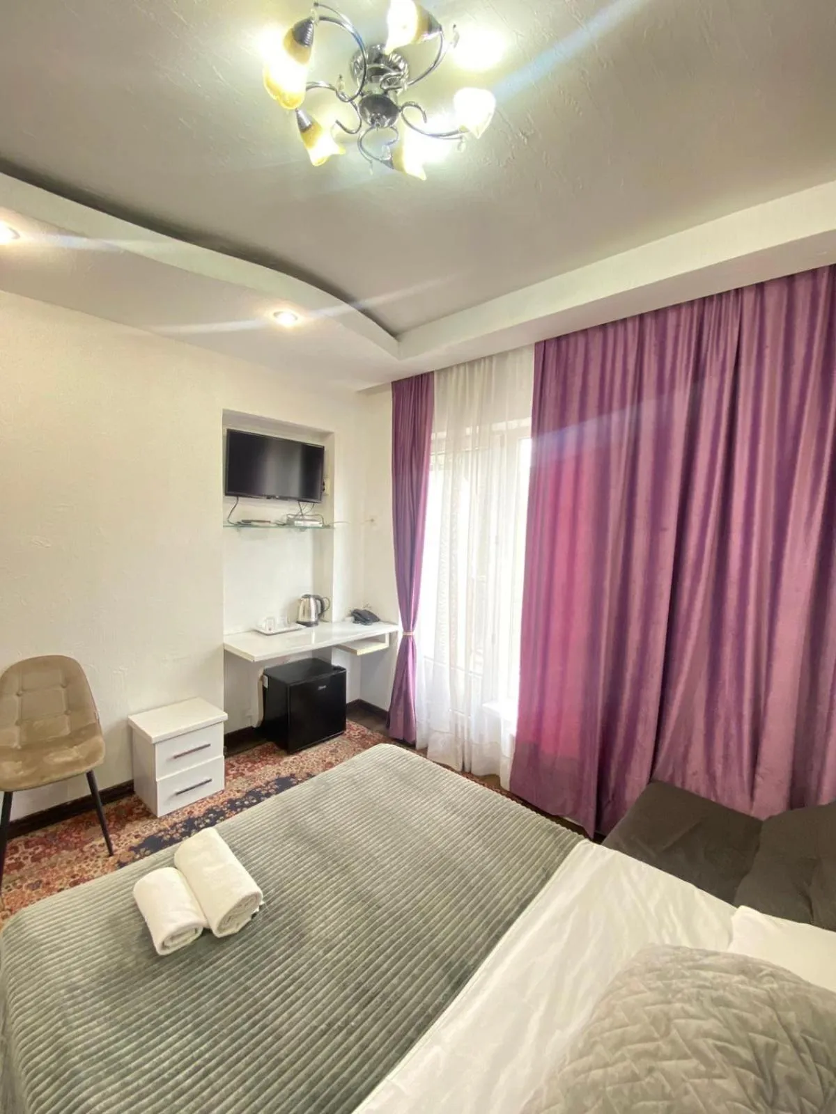 Bed in Bella Donna Hotel