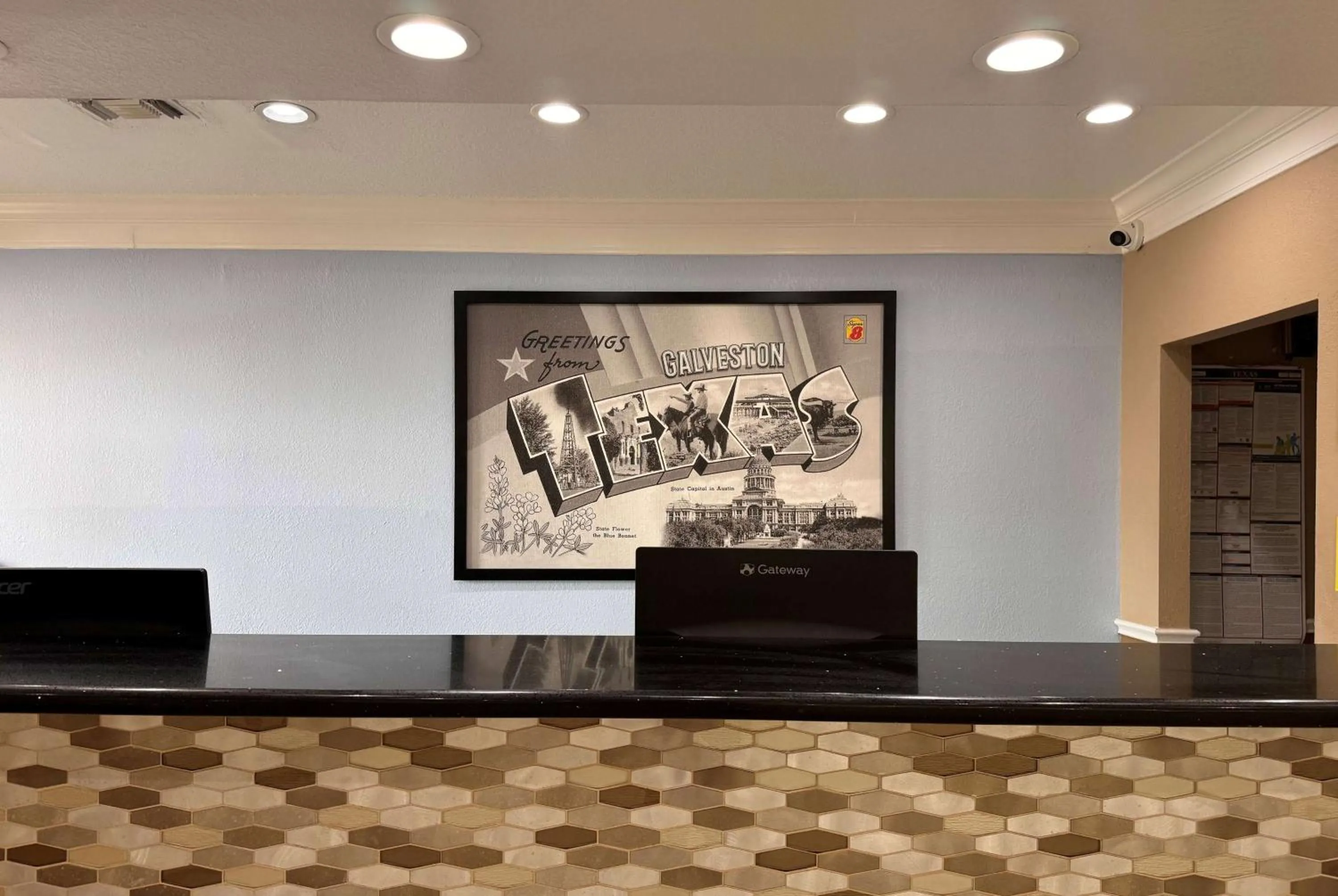 Lobby or reception in Super 8 by Wyndham Galveston