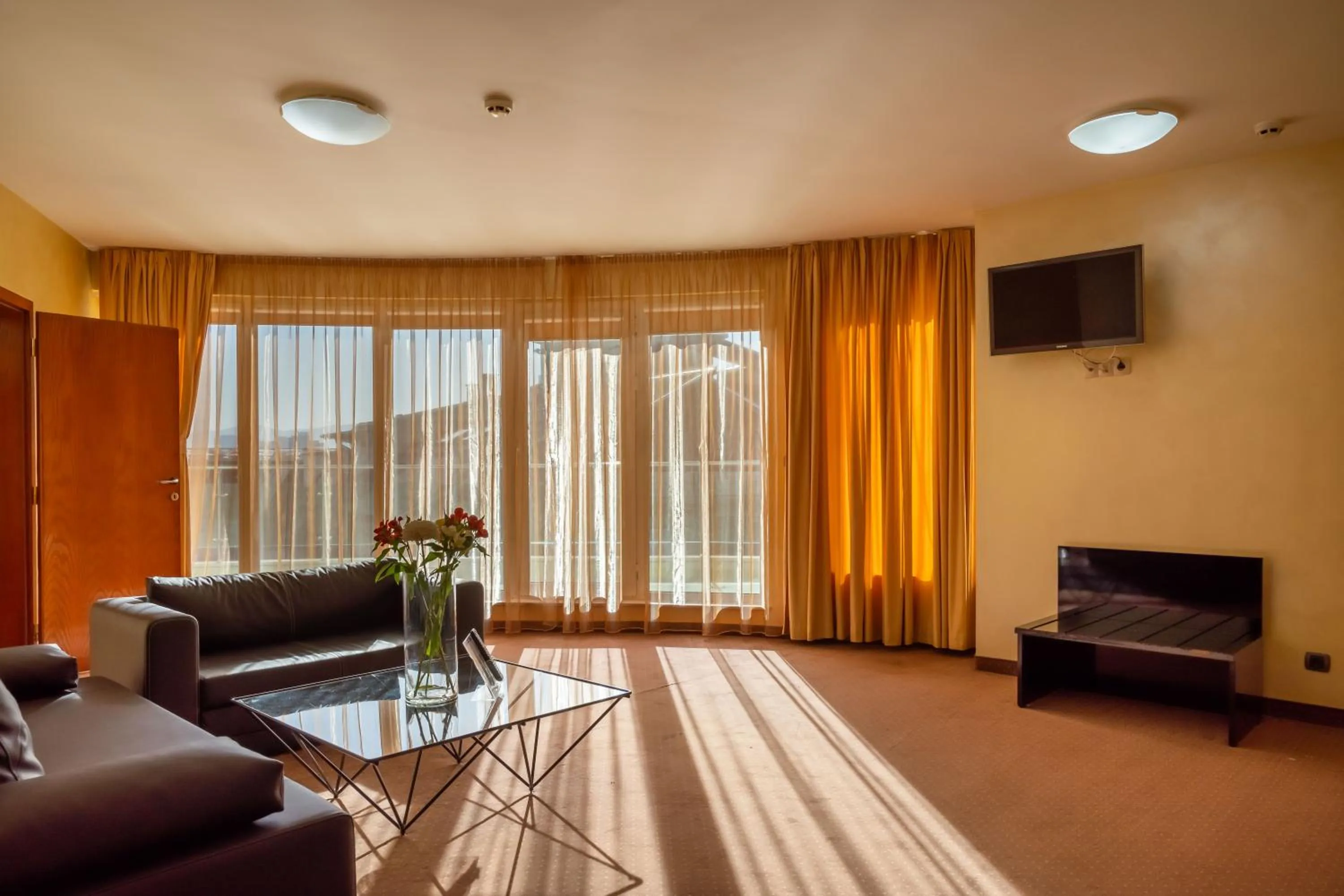 Communal lounge/ TV room in Europe Hotel