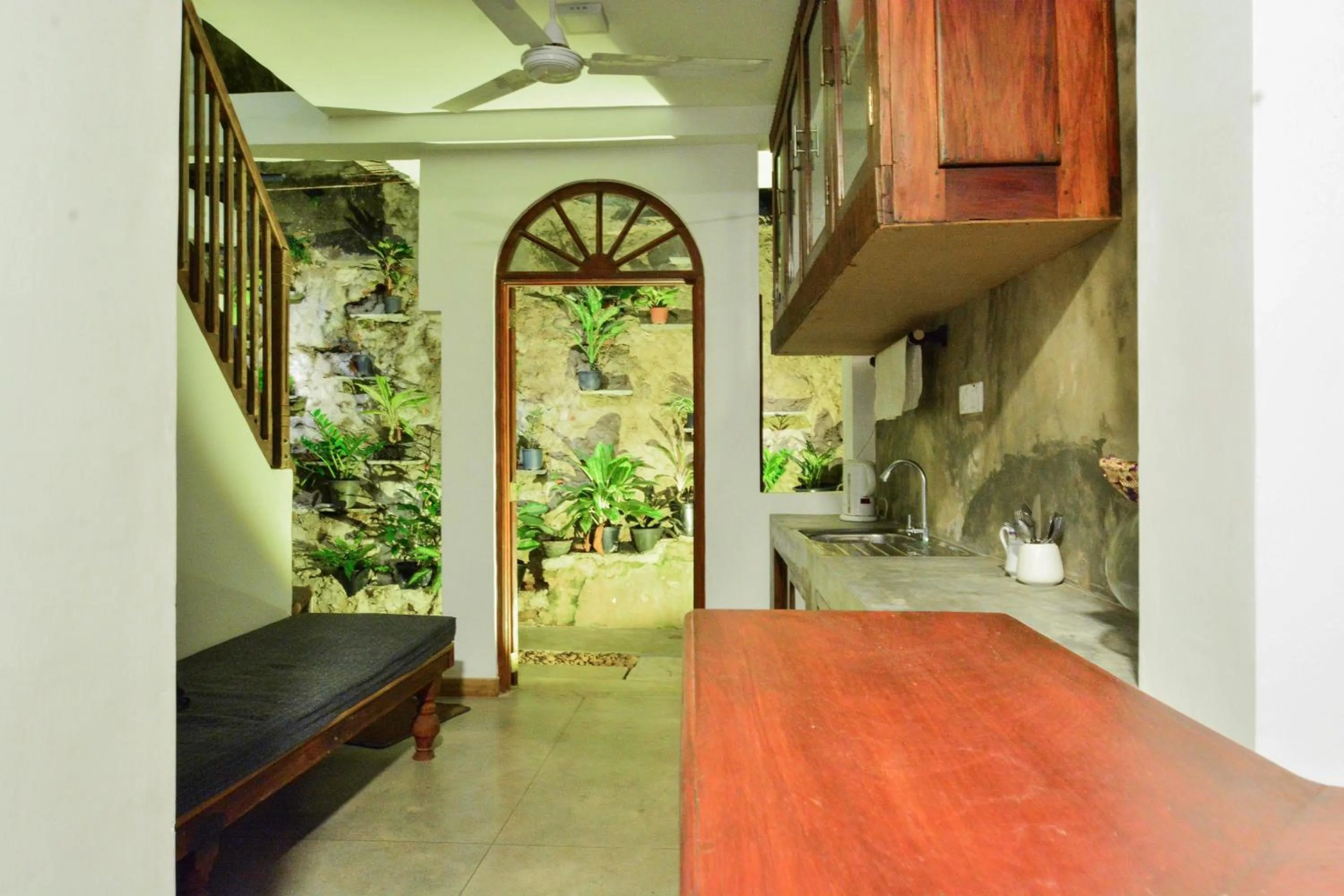 Communal kitchen in Fort Sapphire