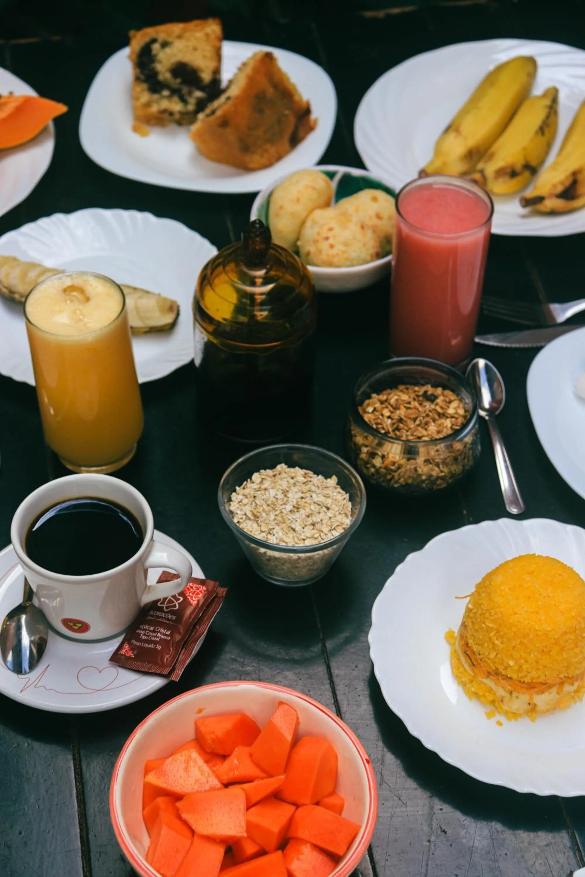 Breakfast in Pousada Nascer do Sol