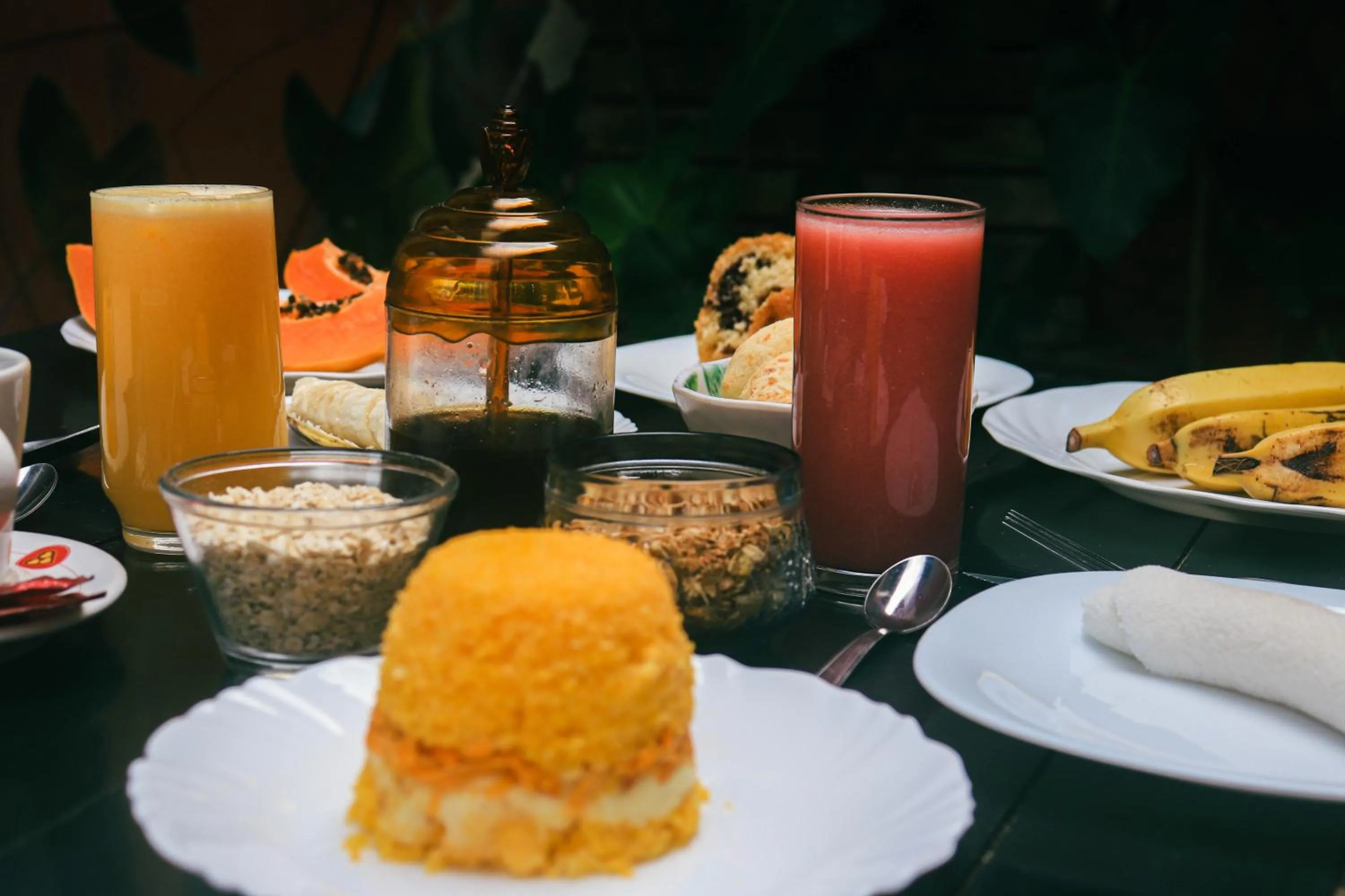 Breakfast in Pousada Nascer do Sol