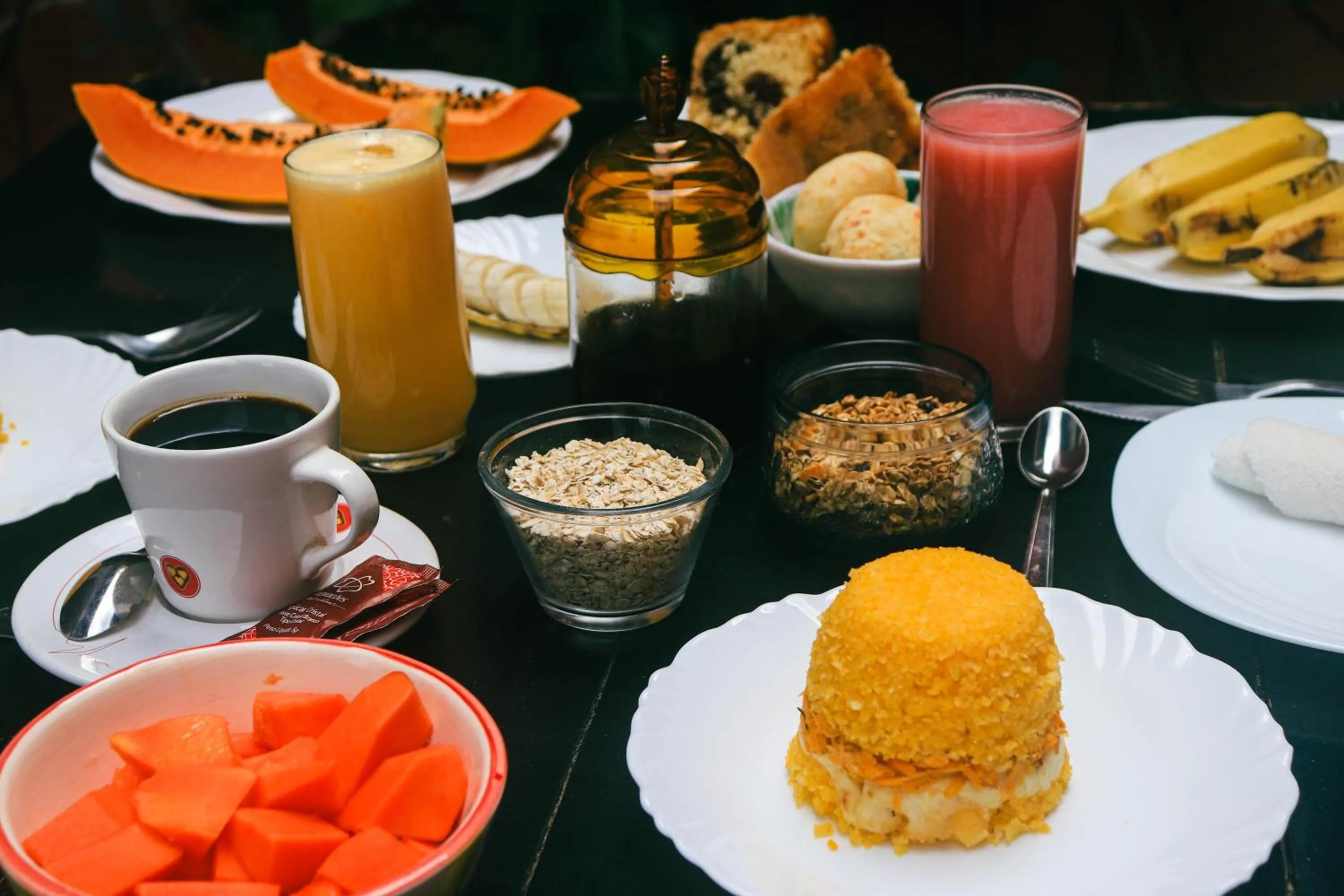 Breakfast in Pousada Nascer do Sol