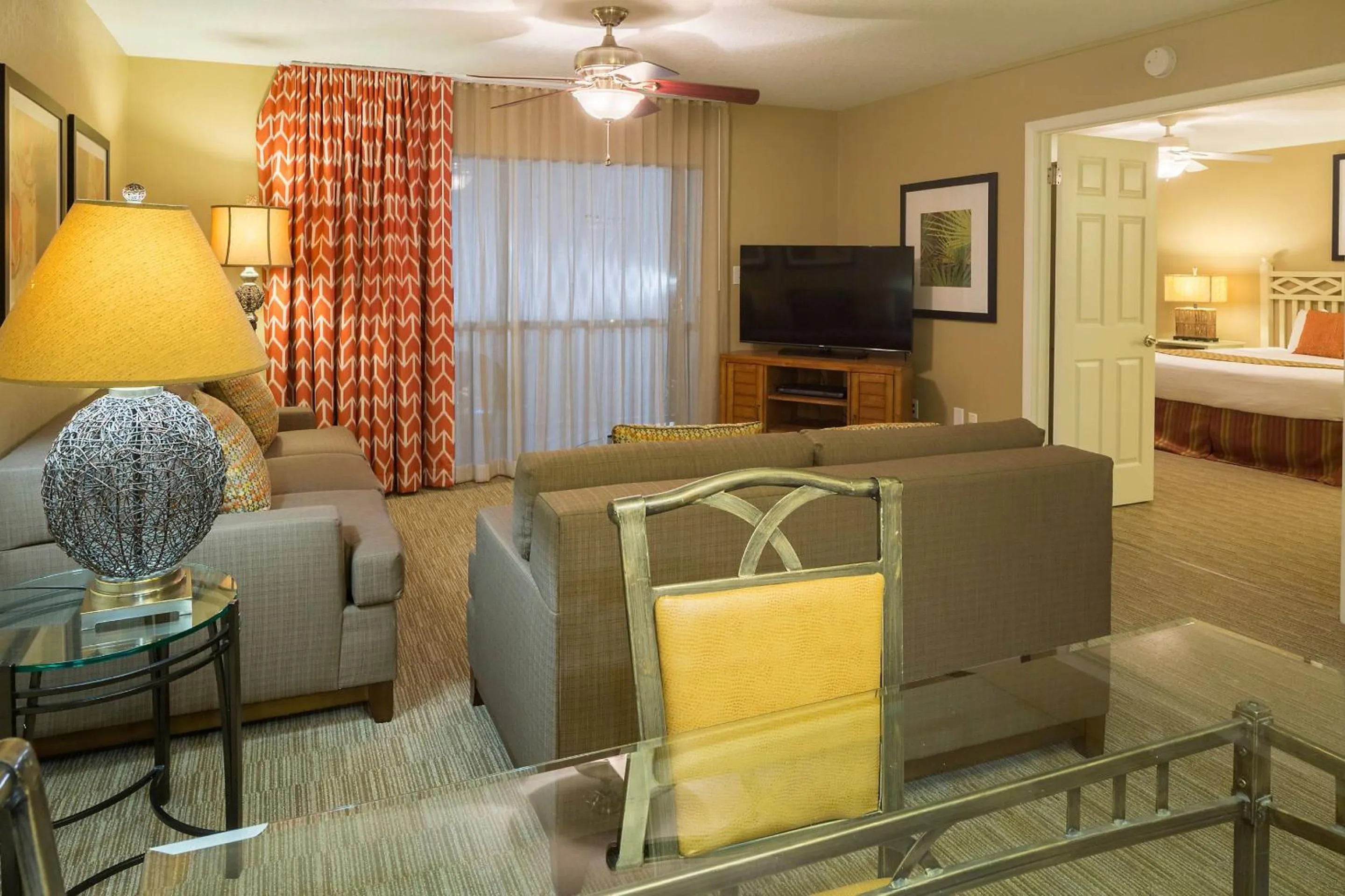 Living room in Bluegreen Vacations Orlando's Sunshine Resort