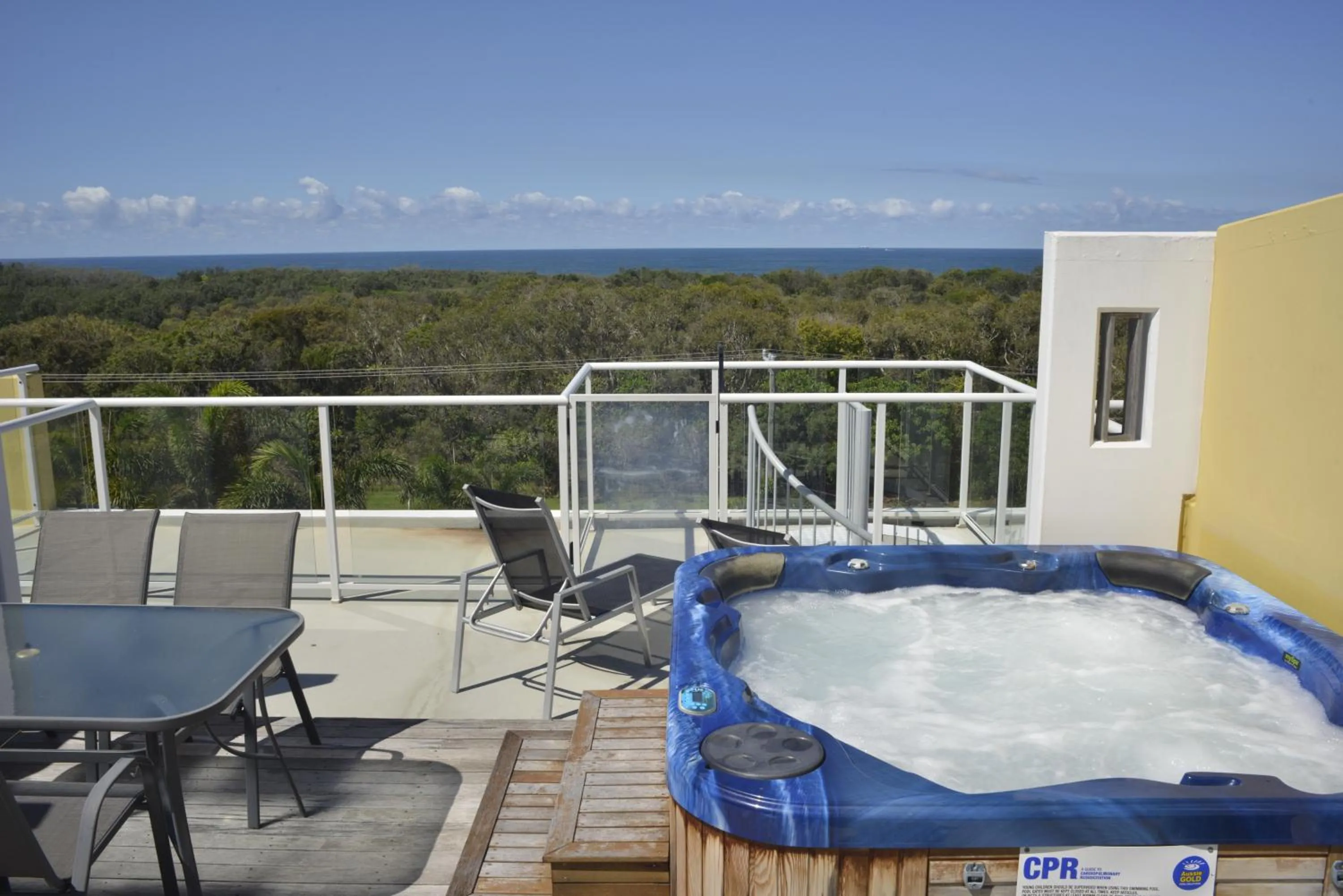 Hot Tub in Seachange Coolum Beach