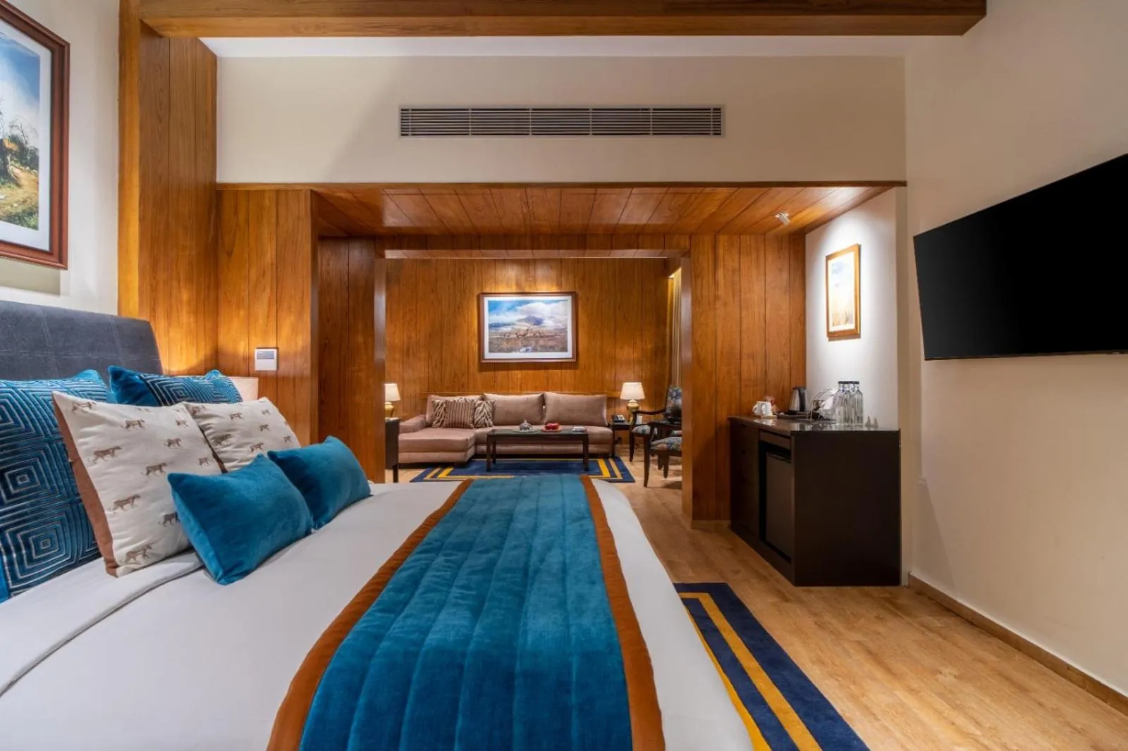 TV and multimedia, Bed in Moksha Himalaya Spa Resort