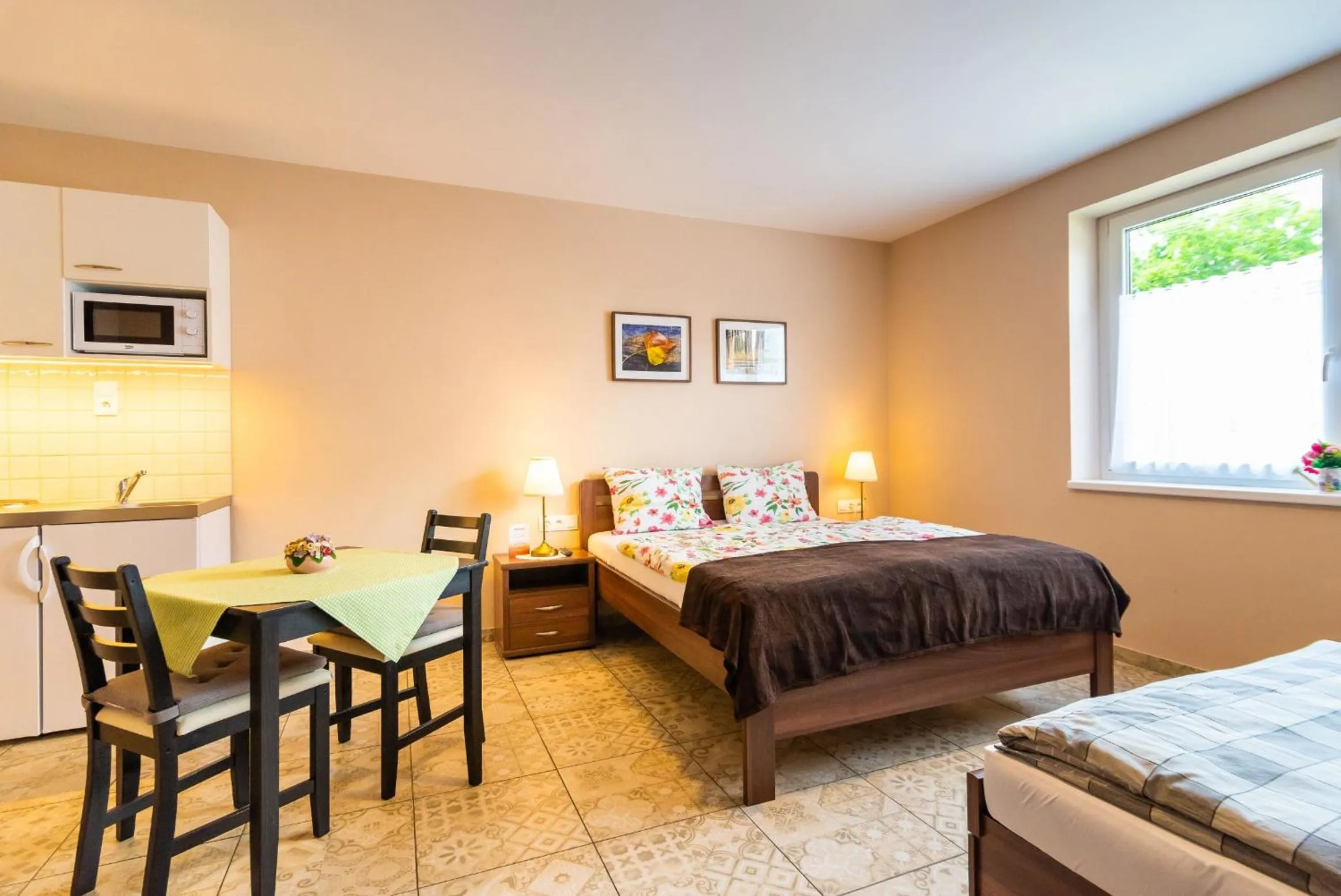 Bed in Villa Ephélia