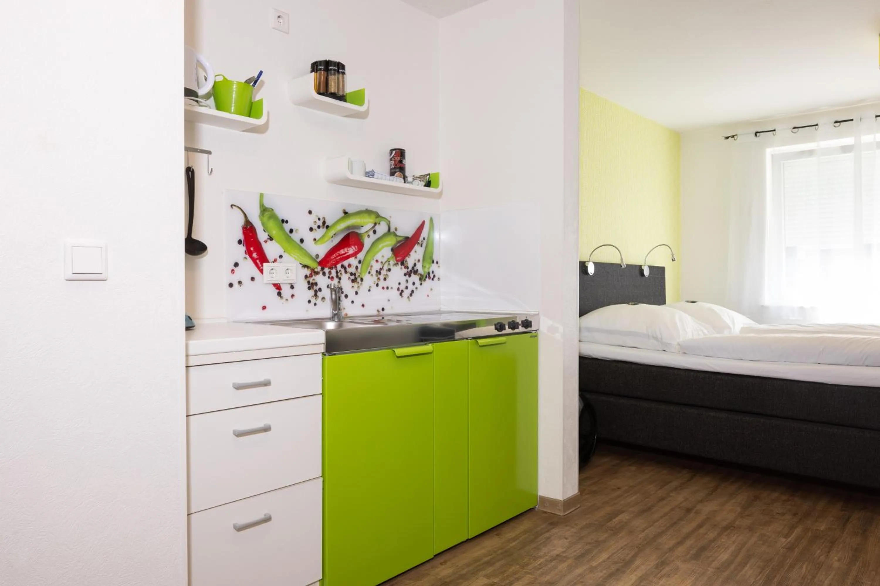 Bed in Appartmentanlage/Ferienhaus Handewitt