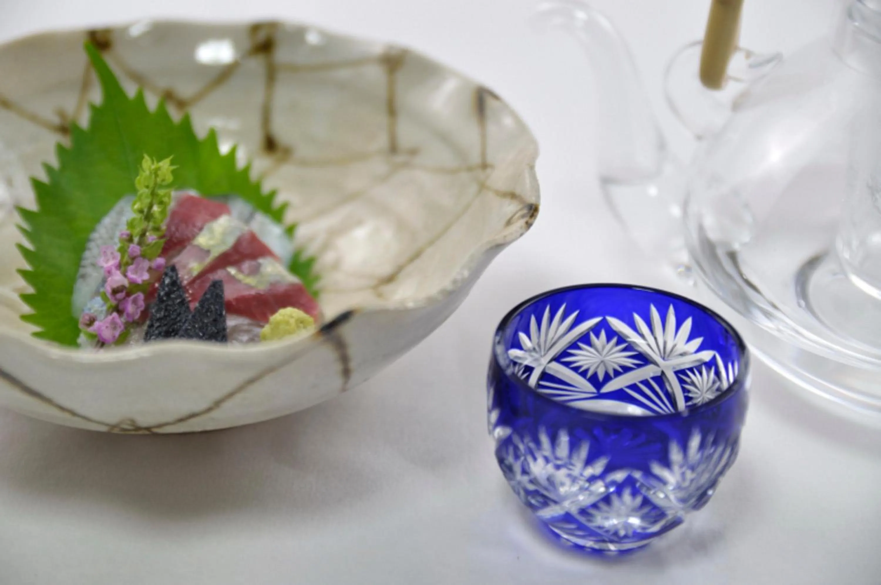 Food close-up in IZUYASU Traditional Kyoto Inn serving Kyoto cuisine