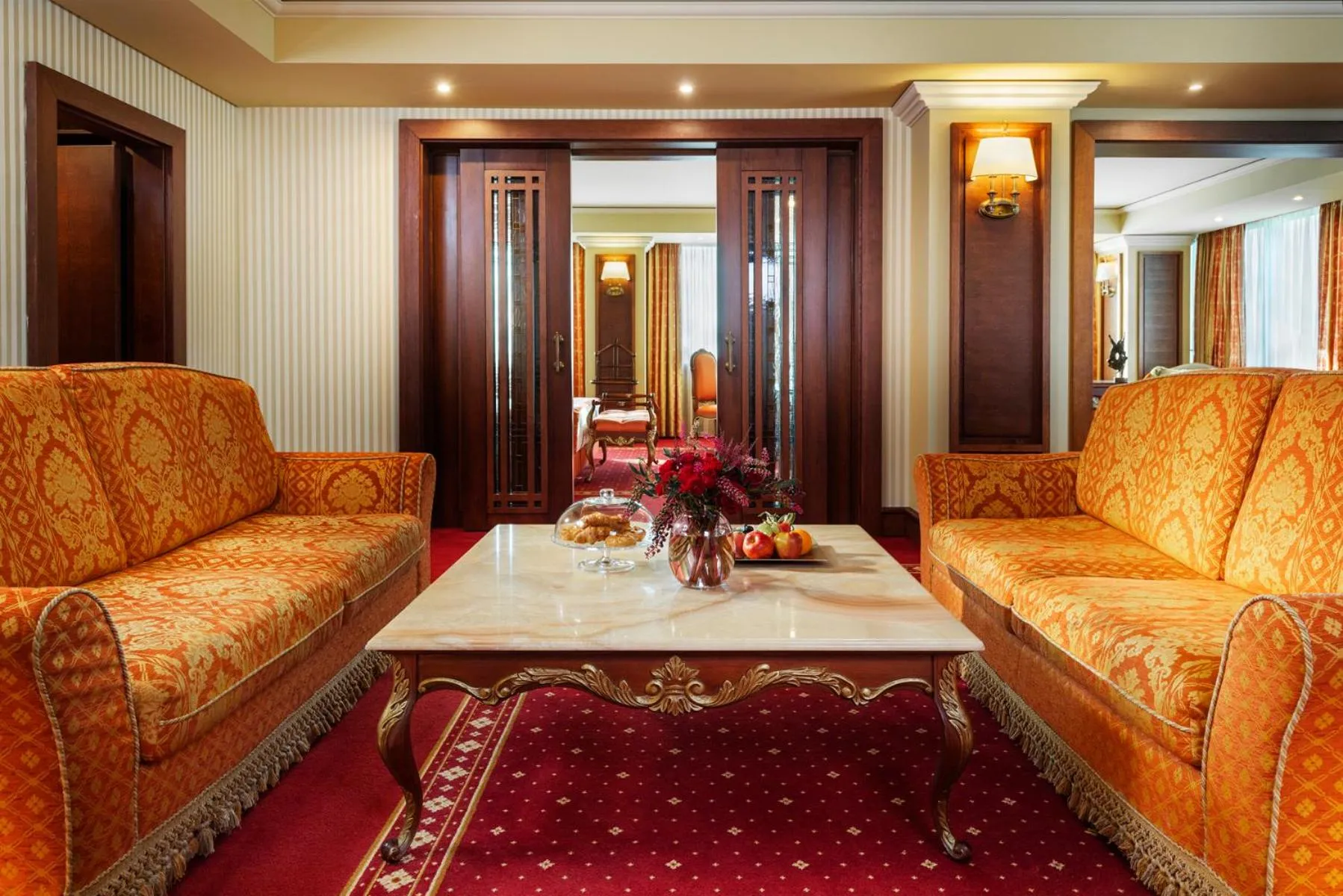 Seating area in Grand Hotel Sofia
