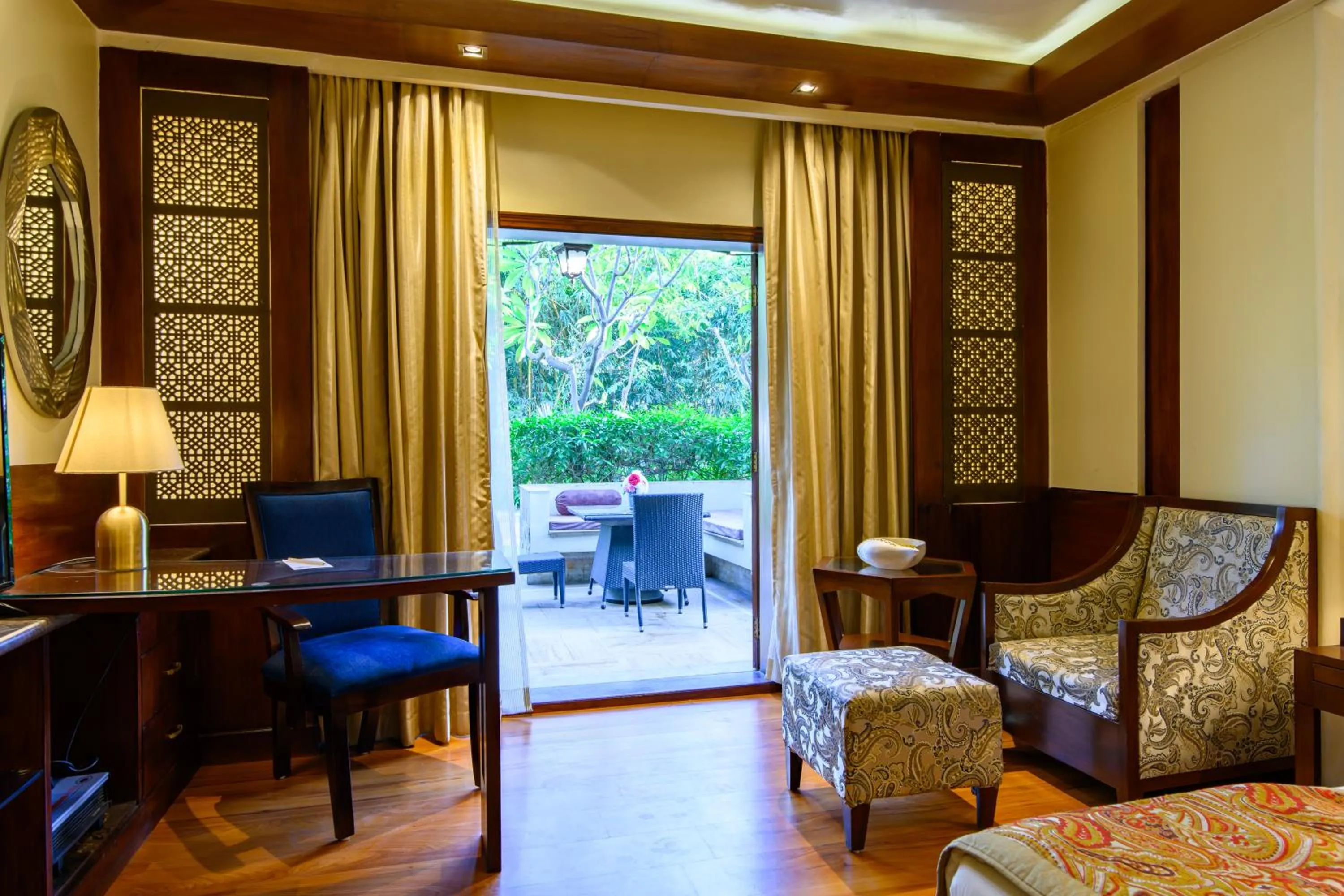 Seating area in Ananta Spa & Resort, Pushkar