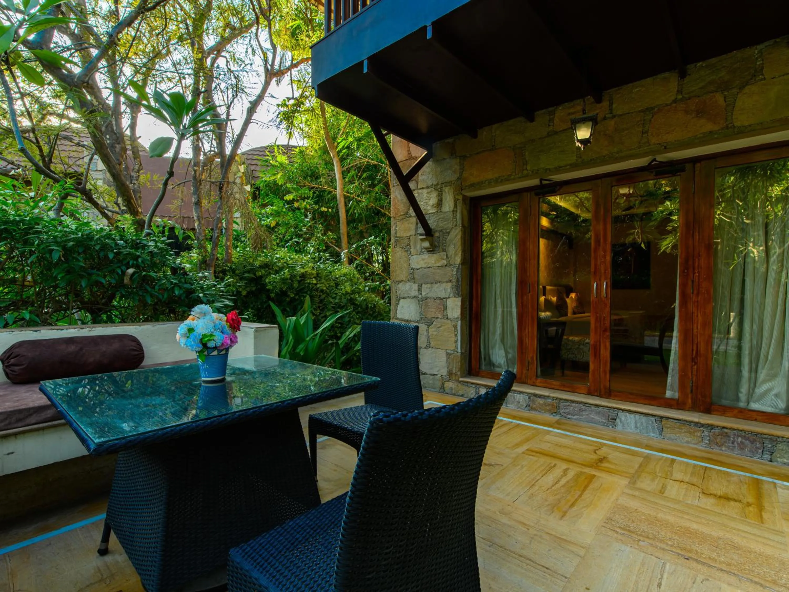 Patio in Ananta Spa & Resort, Pushkar