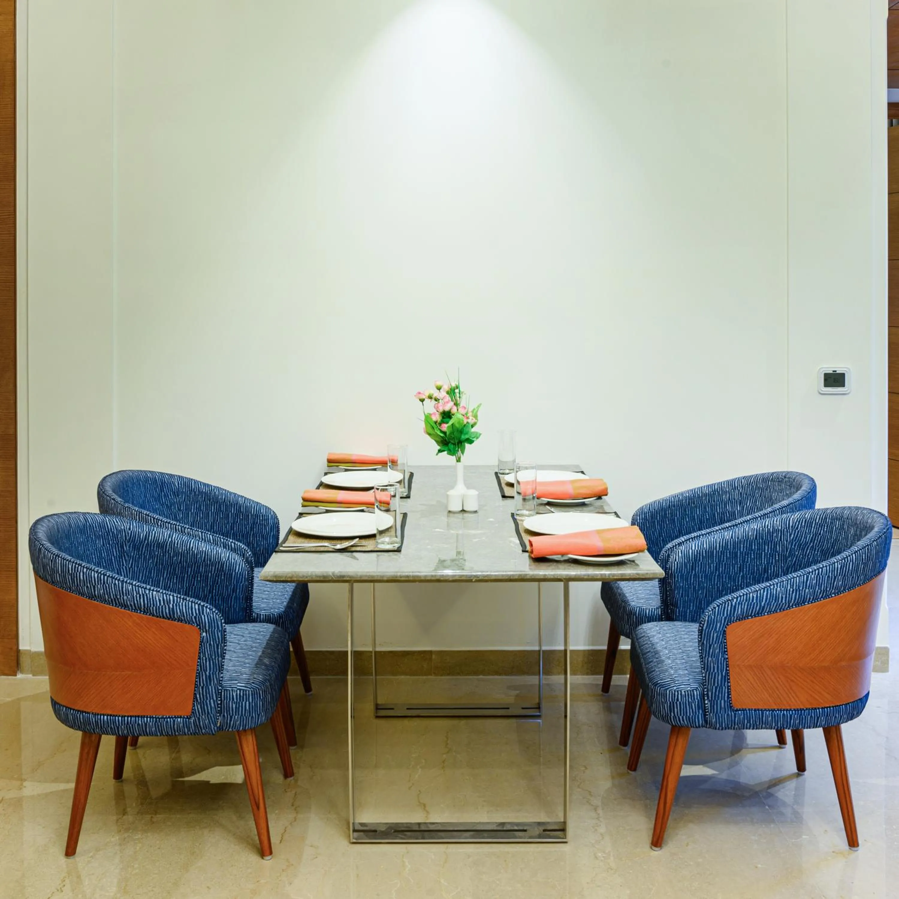 Dining area in Ananta Spa & Resort, Pushkar