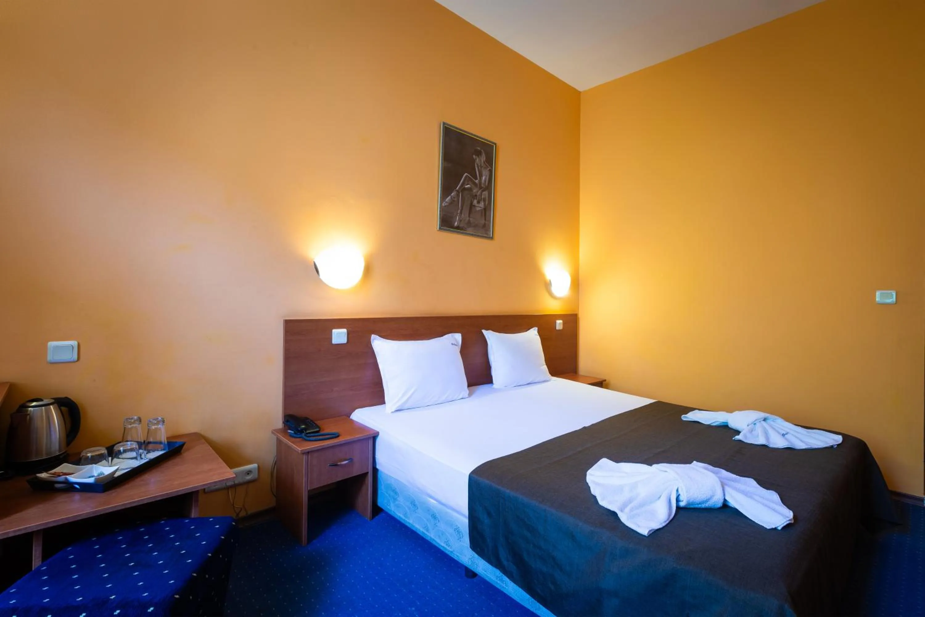 Bed in Sveta Sofia Hotel