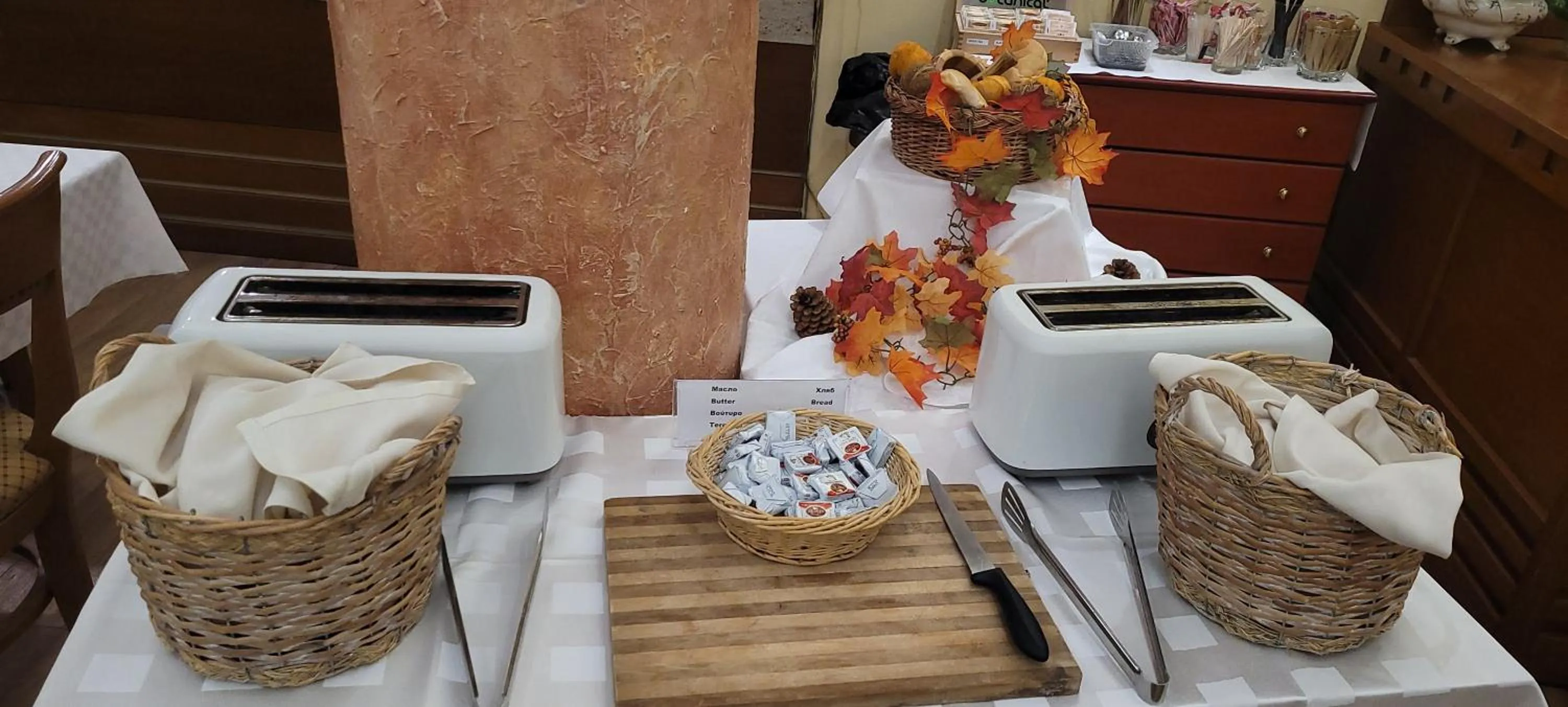 Food and drinks in Sveta Sofia Hotel