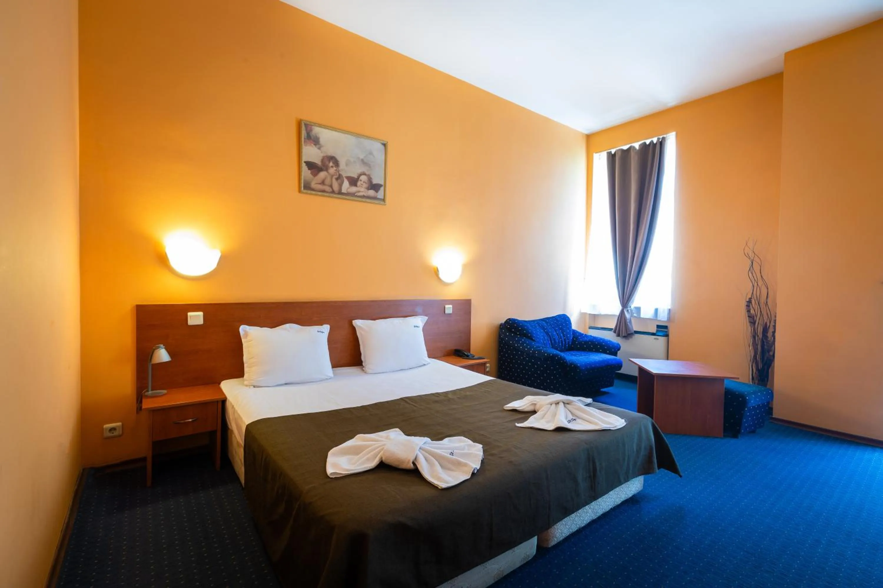 Bed in Sveta Sofia Hotel