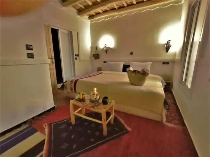 Bedroom, Bed in Riad Bleu Afriqua