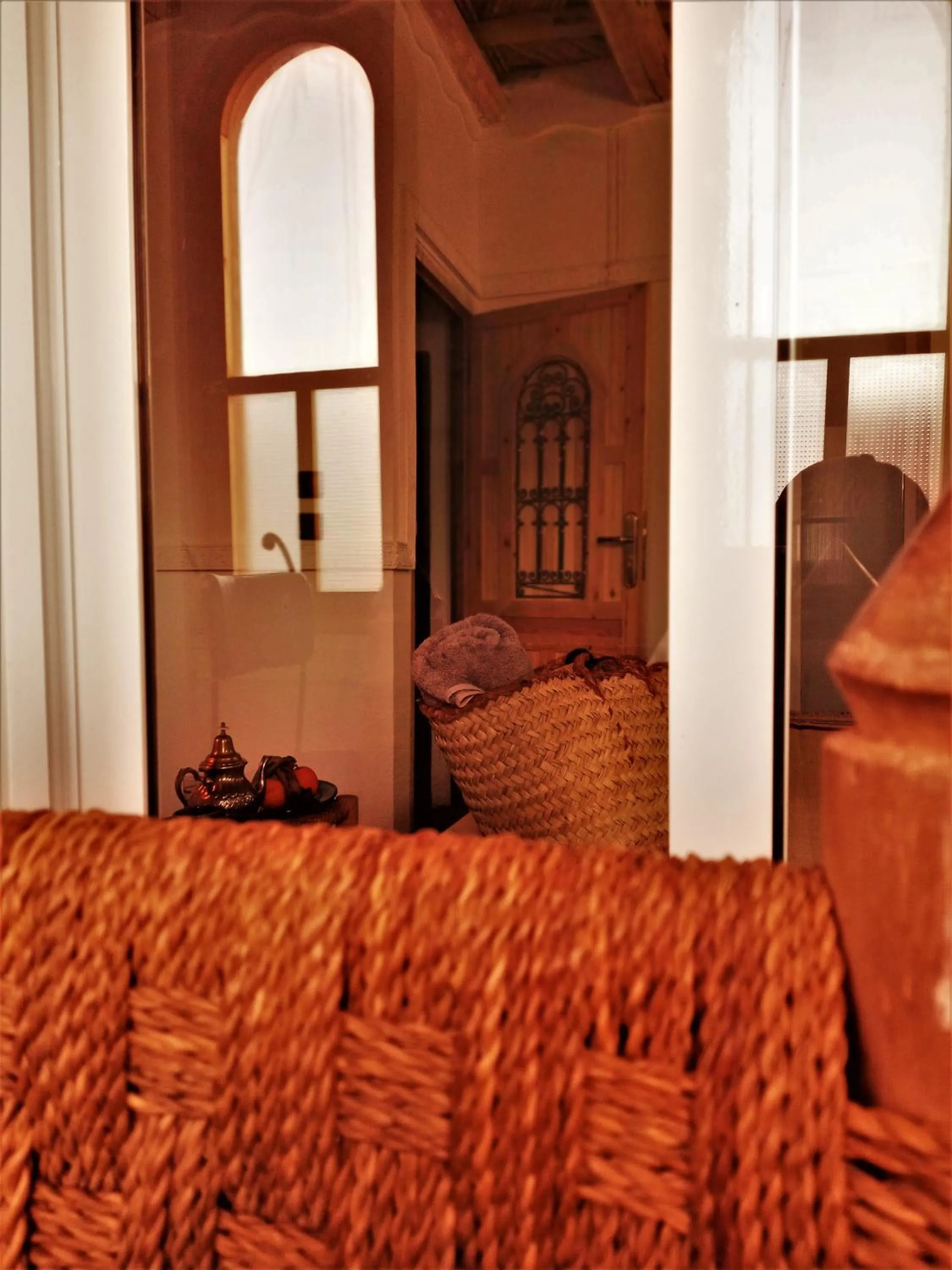 Bed in Riad Bleu Afriqua