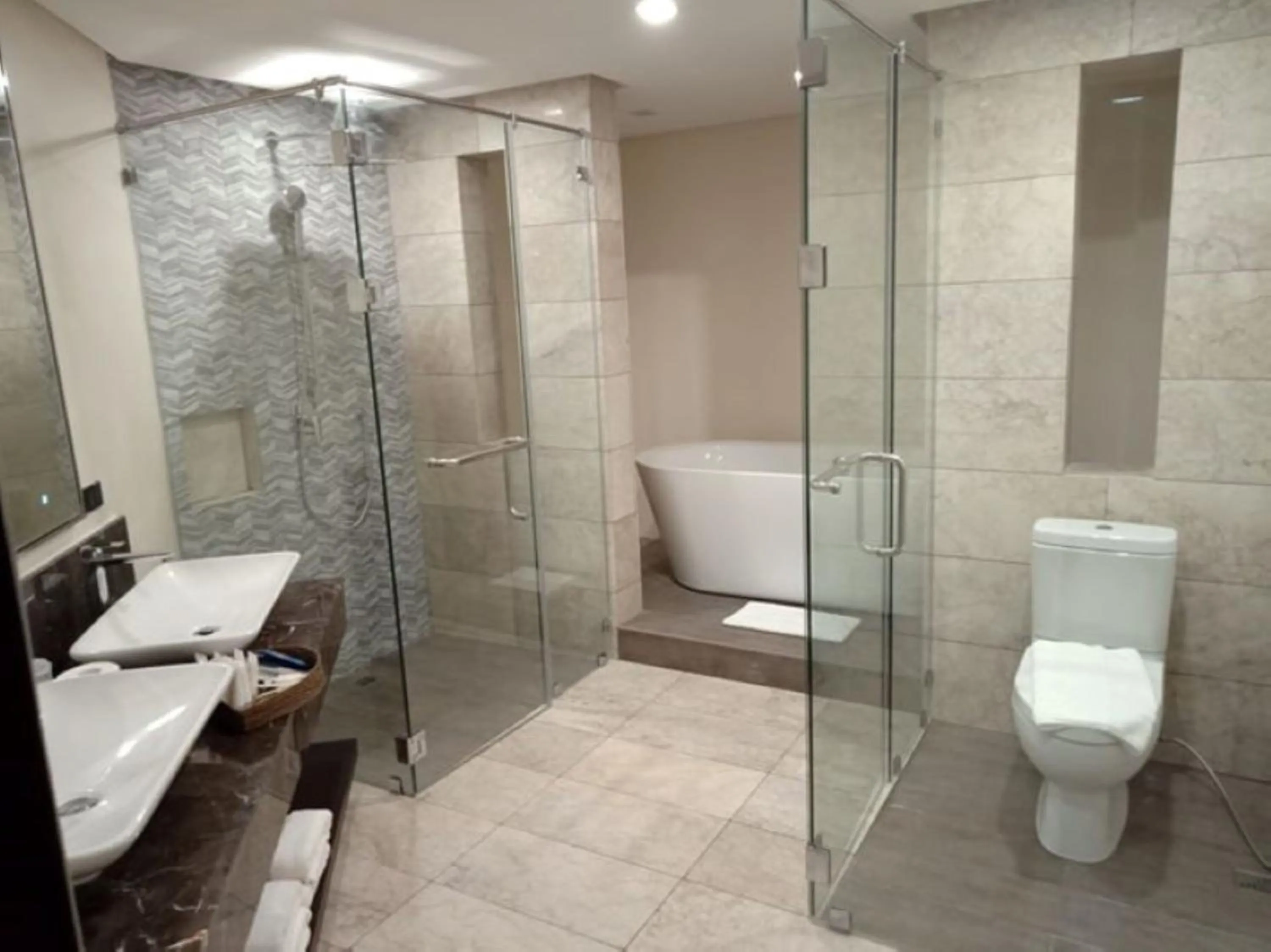 Shower in Boracay Ocean Club Beach Resort