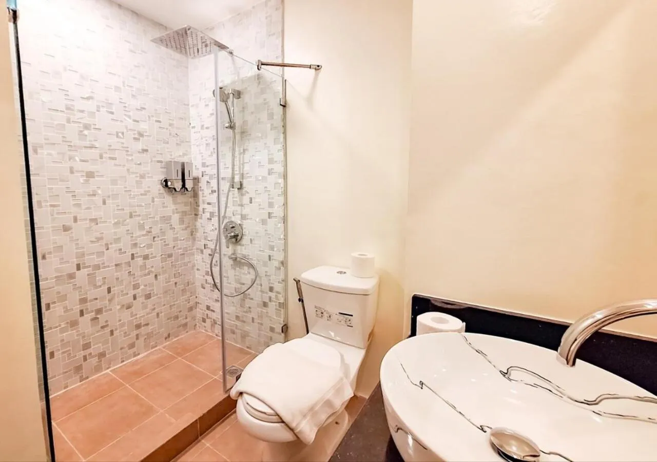 Shower in Boracay Ocean Club Beach Resort